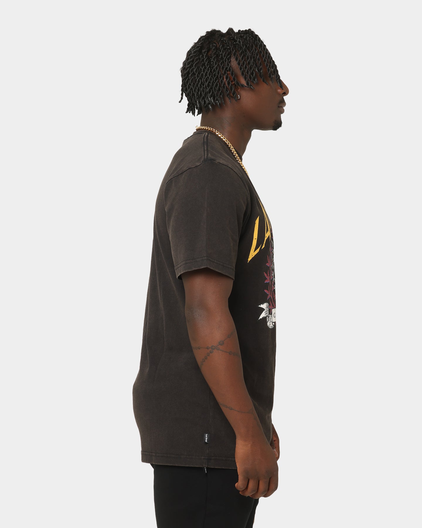 Last Kings Cairo University Short Sleeve T-Shirt Vintage Black