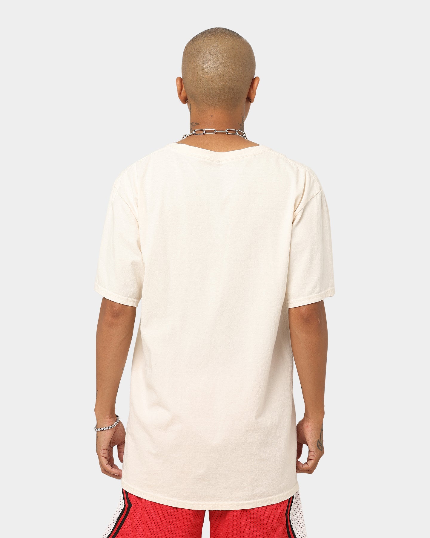 Goat Crew Goat Skull Vintage T-Shirt Off White