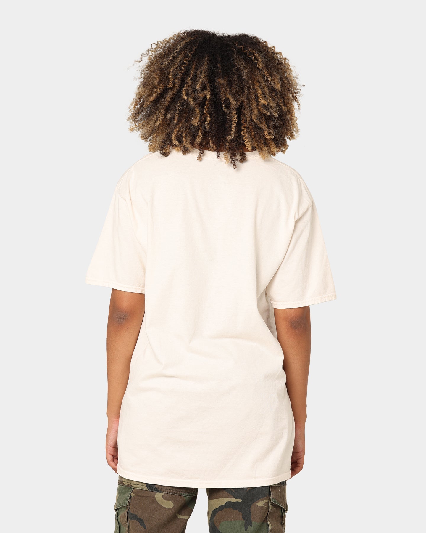 Goat Crew Goat Skull Vintage T-Shirt Off White Style001
