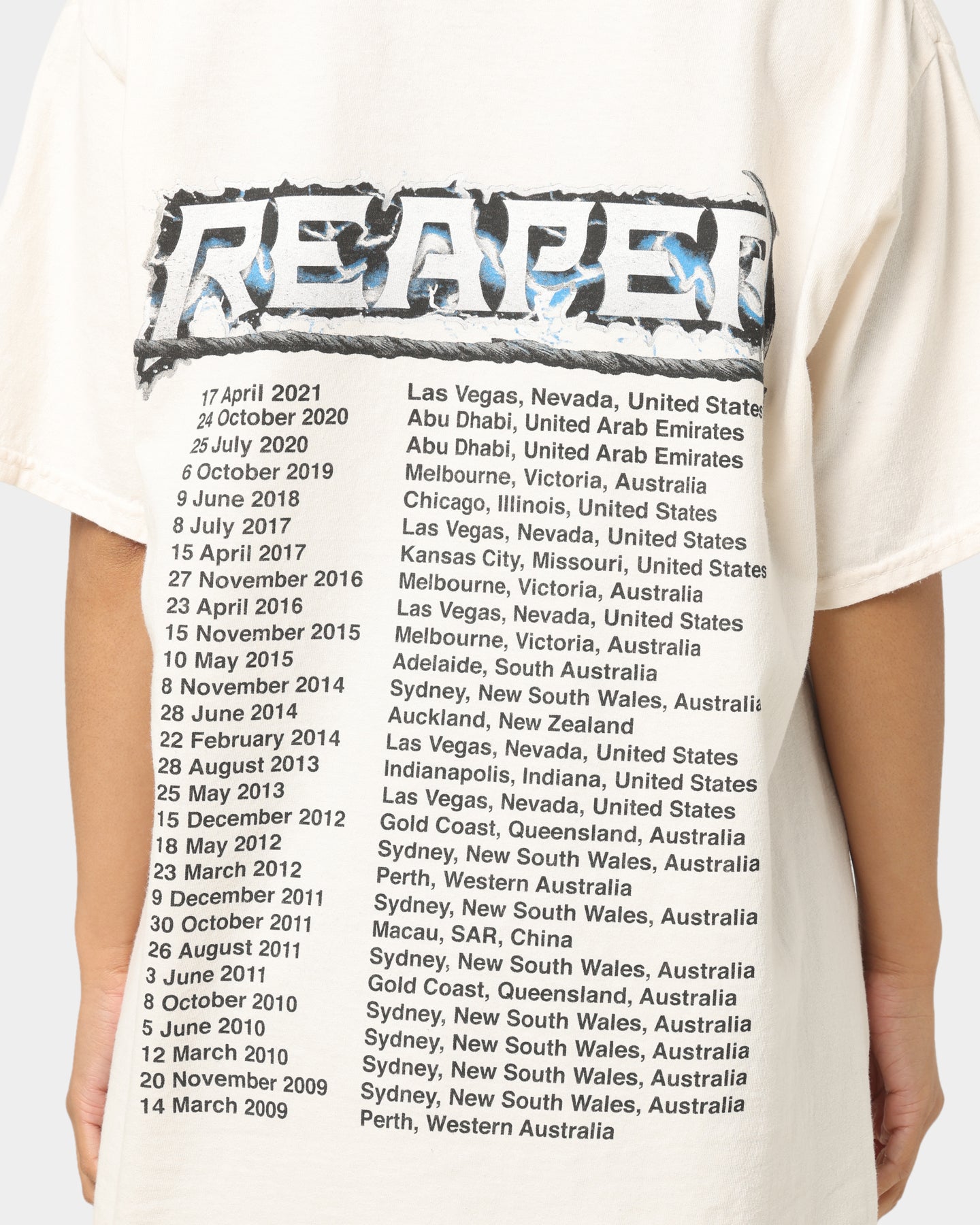 Goat Crew X Robert Whittaker Vintage T-Shirt Off White Style001