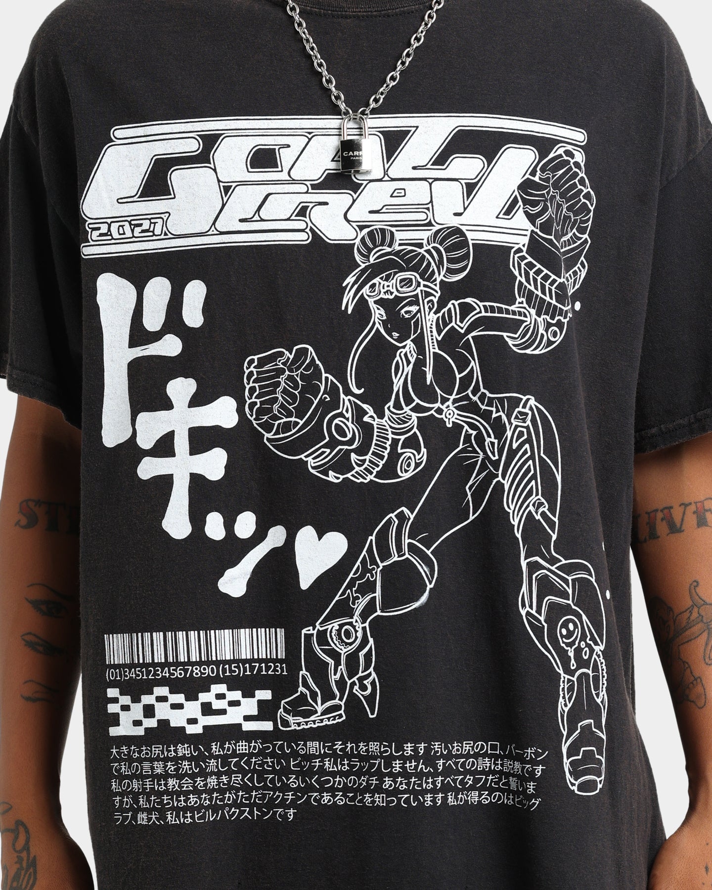 Goat Crew Kyoto Vintage T-Shirt Black Wash