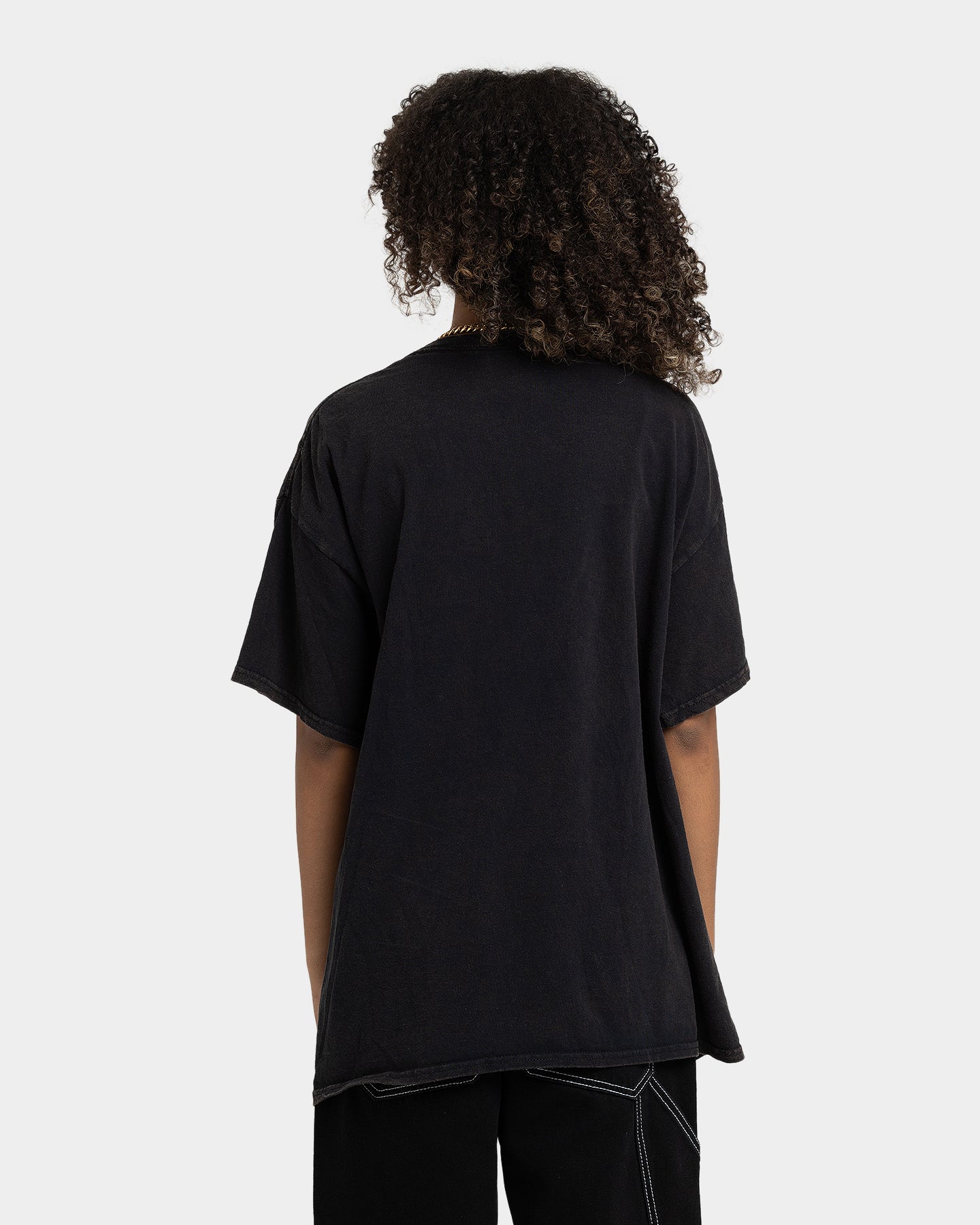 Goat Crew Tennis Club Vintage T-Shirt Black Wash Style001