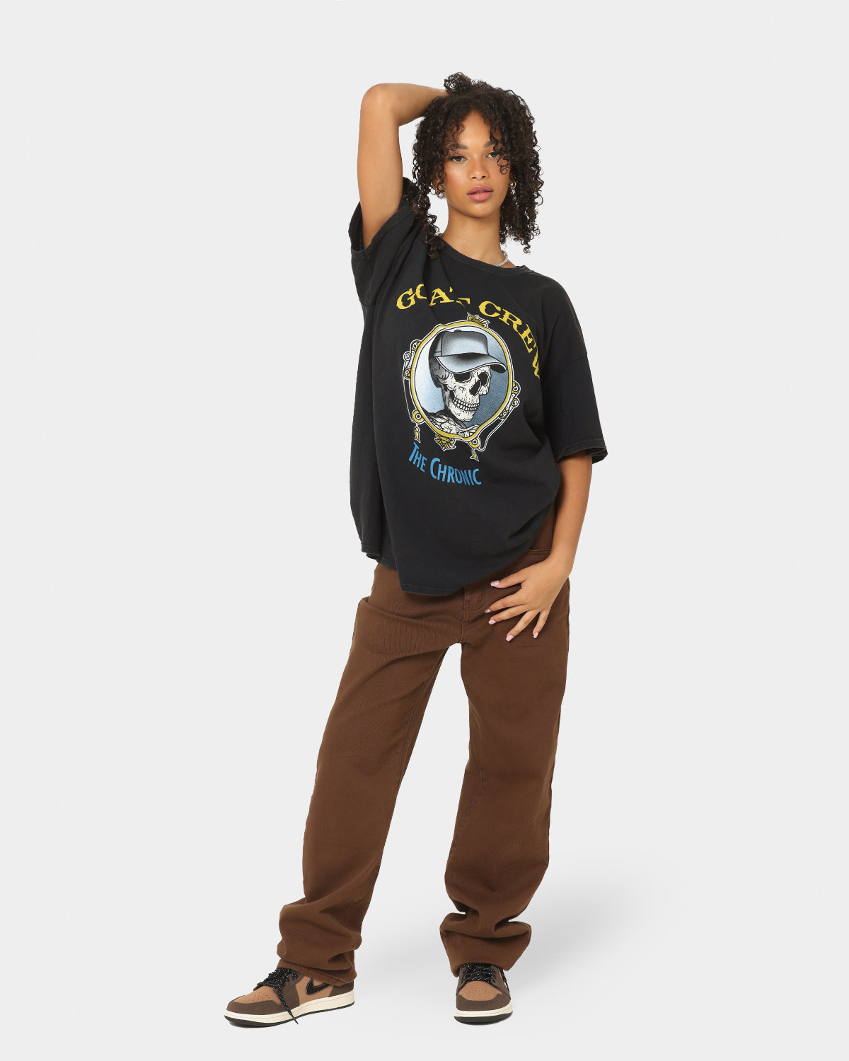 Goat Crew The Chronic Vintage T-Shirt Black Style001