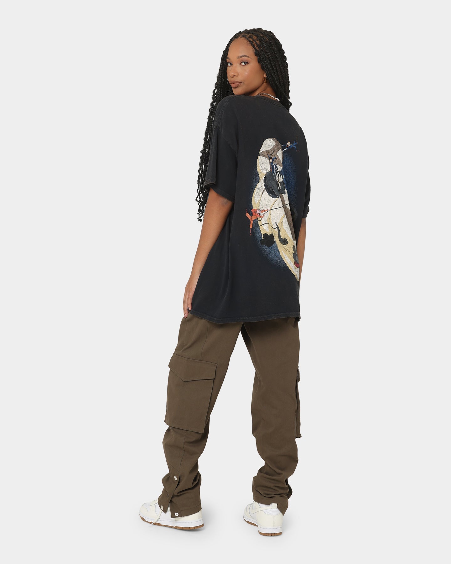 Goat Crew x Avatar: The Last Airbender Vintage T-Shirt Black Wash Style001