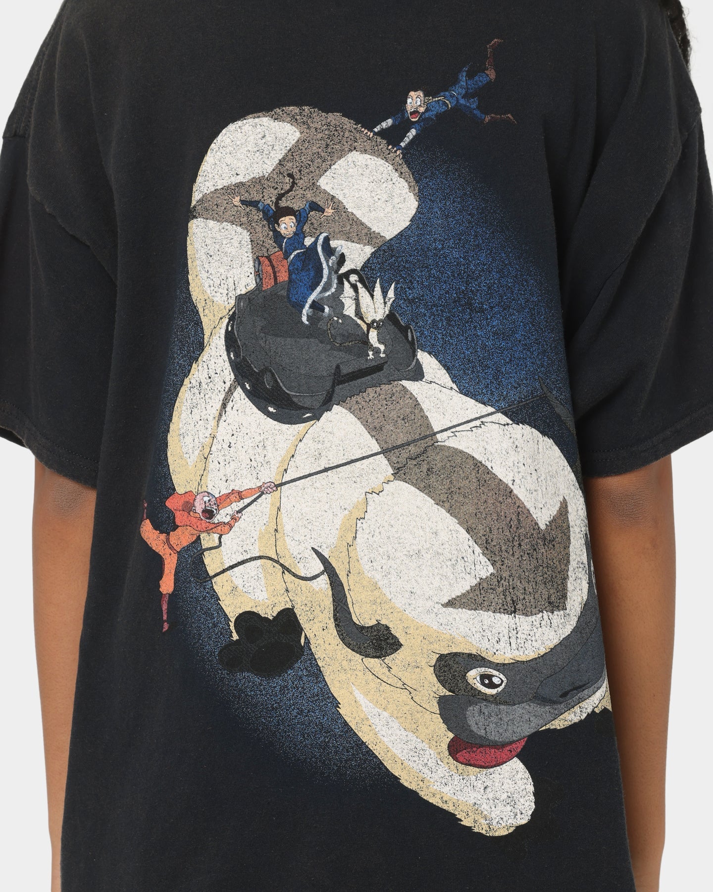 Goat Crew x Avatar: The Last Airbender Vintage T-Shirt Black Wash Style001