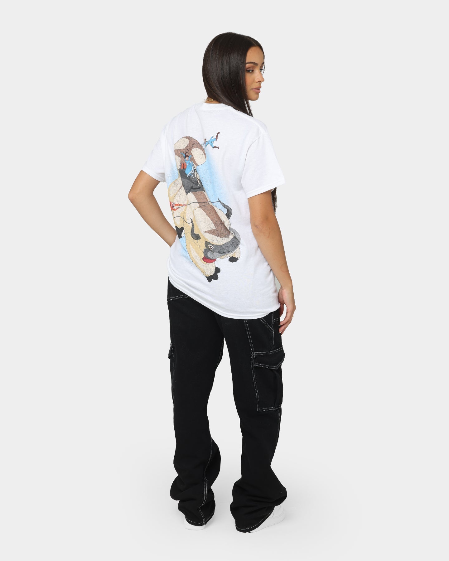 Goat Crew x Avatar: The Last Airbender Vintage T-Shirt White Style001