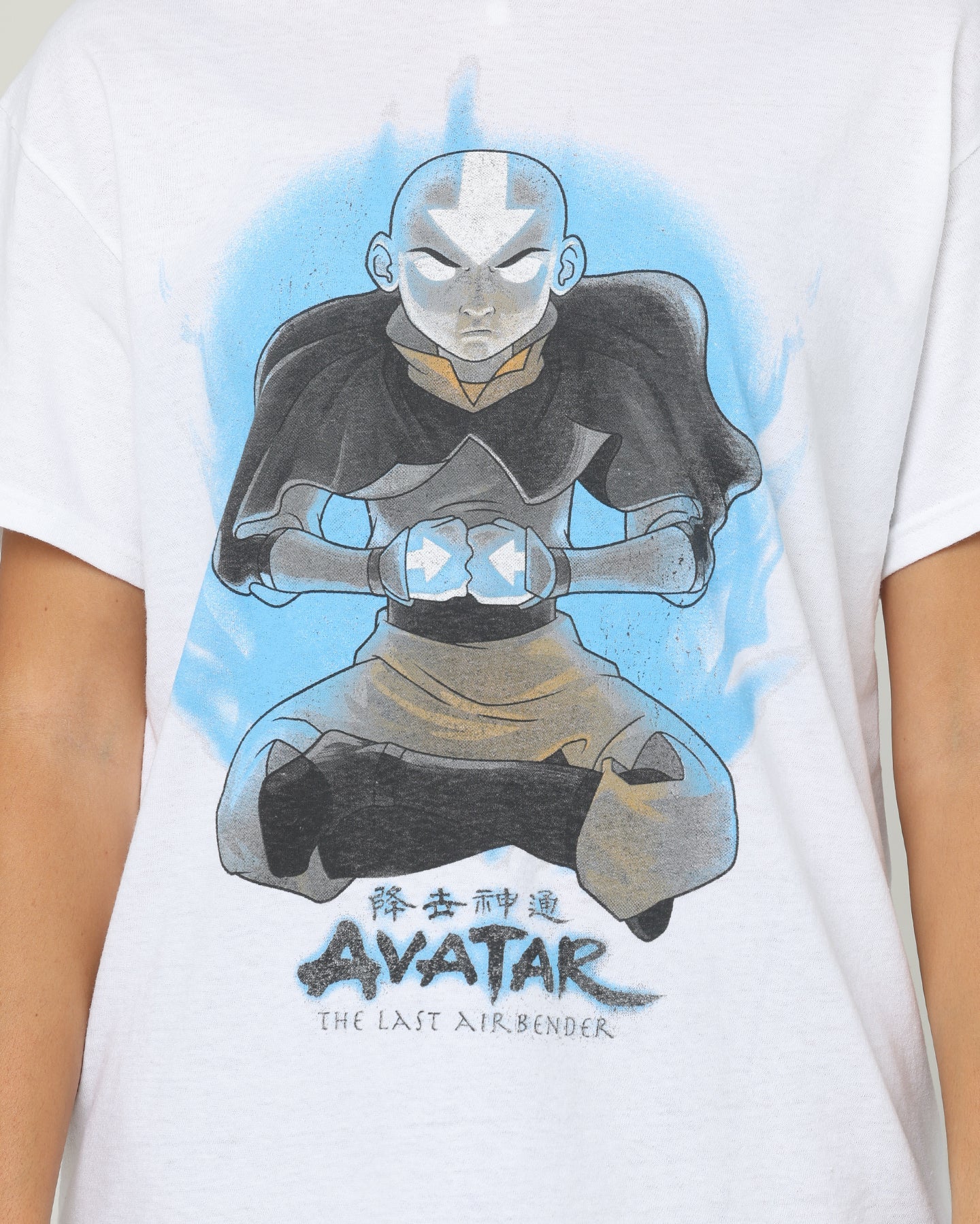 Goat Crew x Avatar: The Last Airbender Vintage T-Shirt White Style001