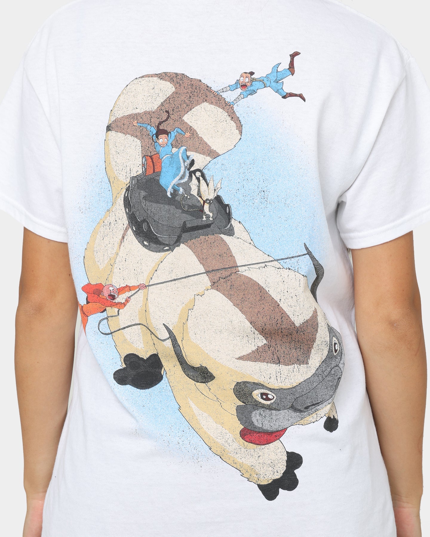 Goat Crew x Avatar: The Last Airbender Vintage T-Shirt White Style001