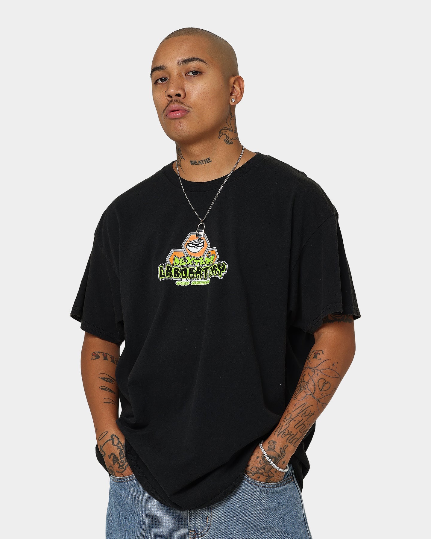 American Thrift Boy Genius Vintage T-Shirt Black Wash
