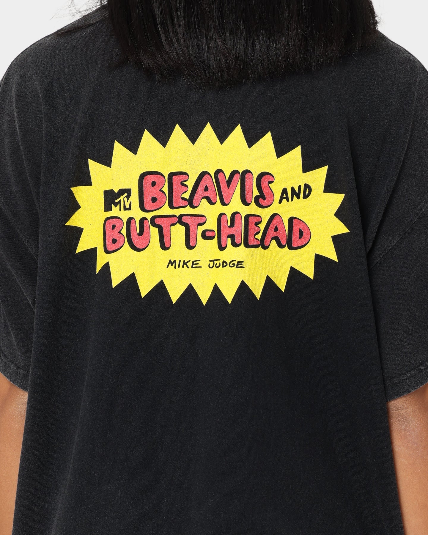 American Thrift American Thrift X Beavis & Butthead Rock T-Shirt Vintage Black Style001