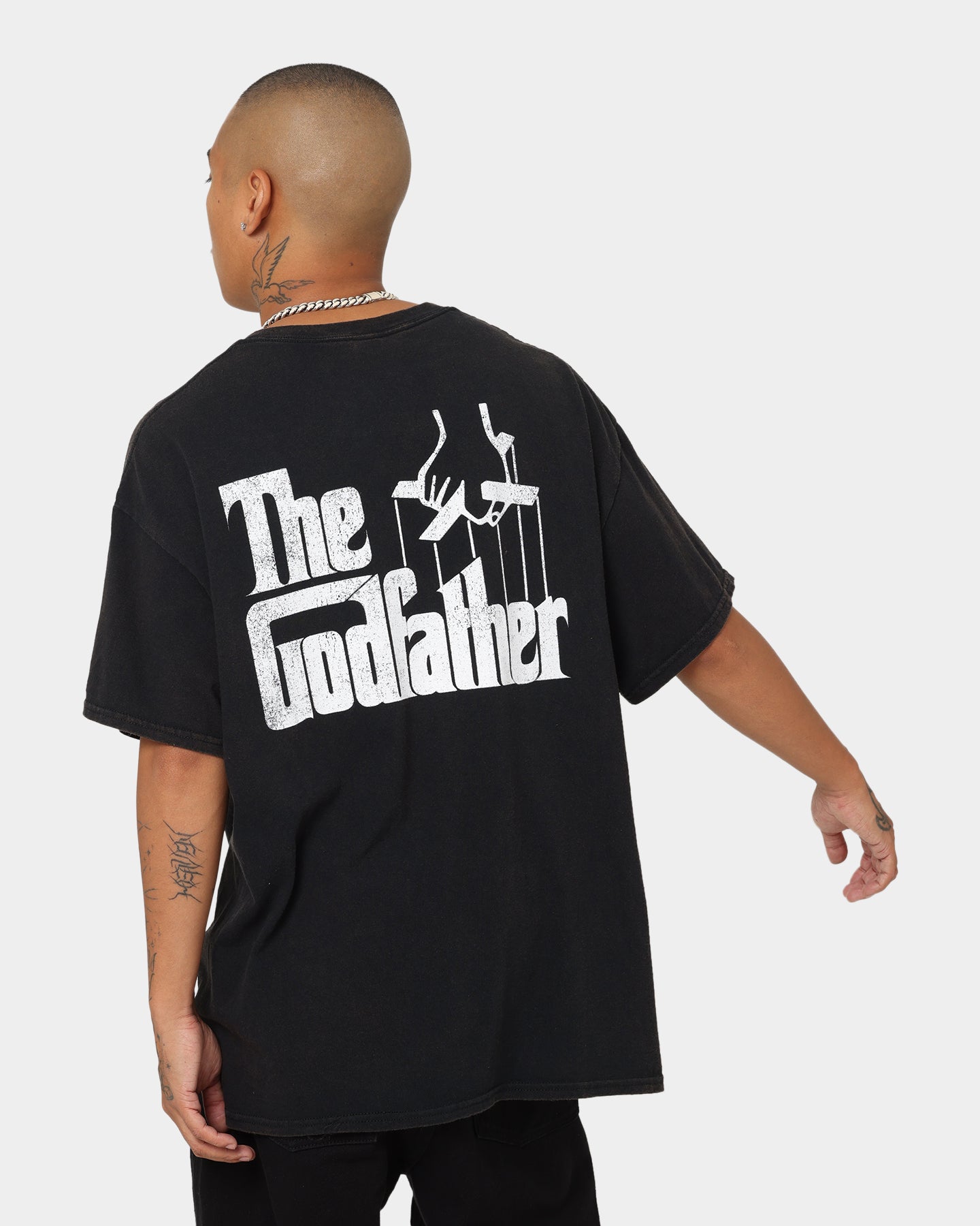 American Thrift X The Godfather The Don Vintage T-Shirt Black Wash
