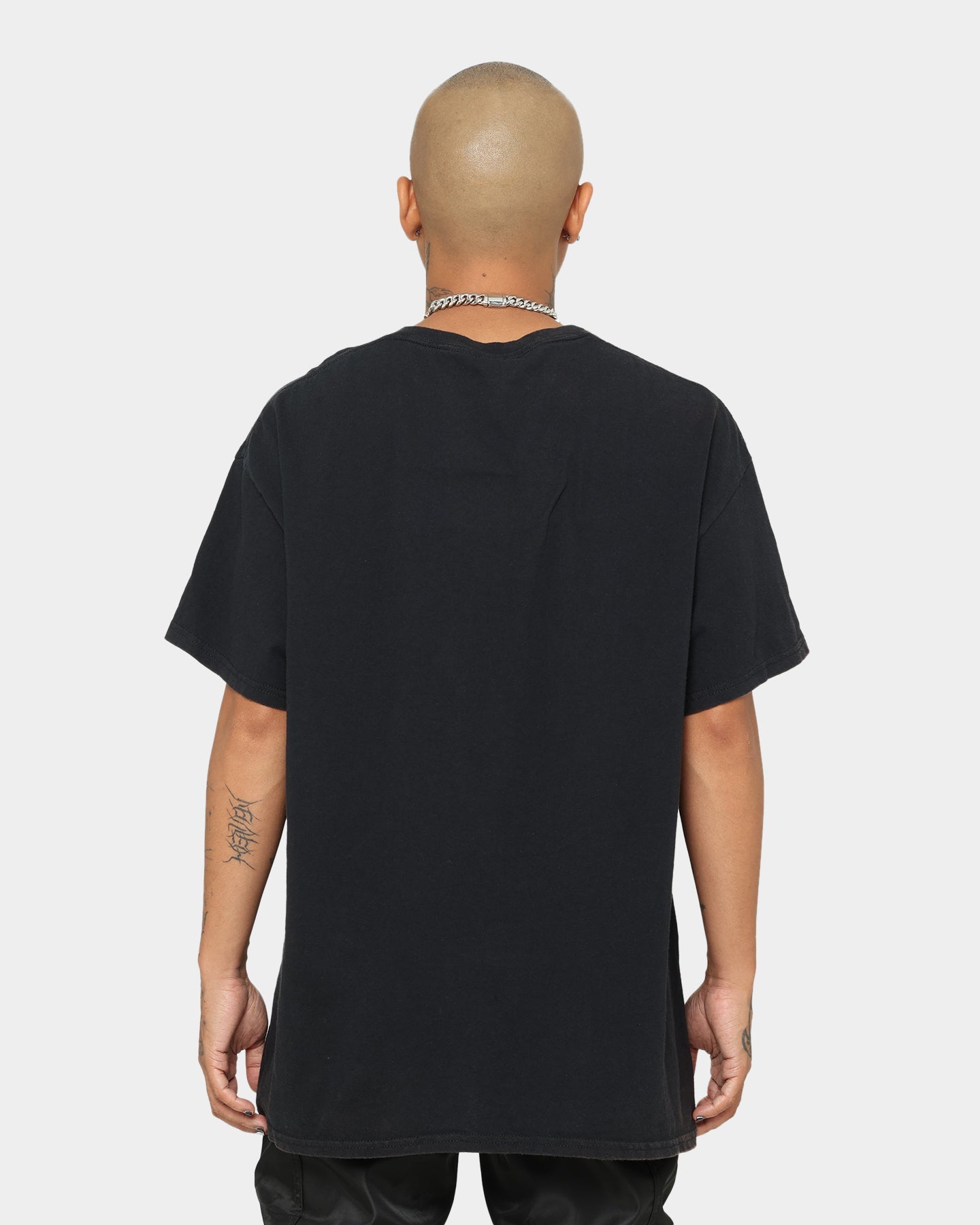 American Thrift X Robotech VFIJ Vintage T-Shirt Washed Black