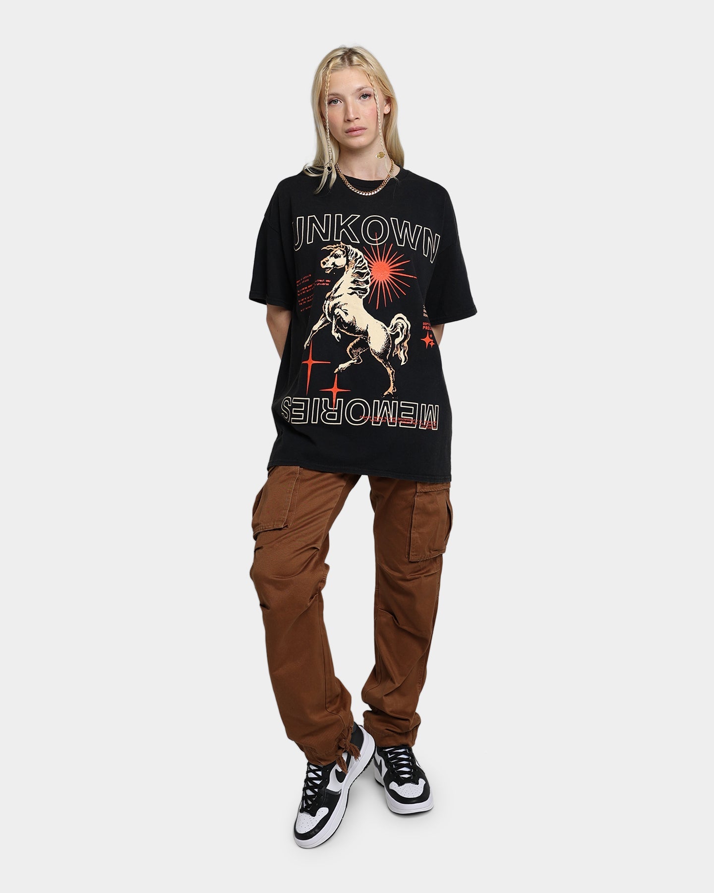 Goat Crew Unknown Memories Vintage T-Shirt Black Wash Style001