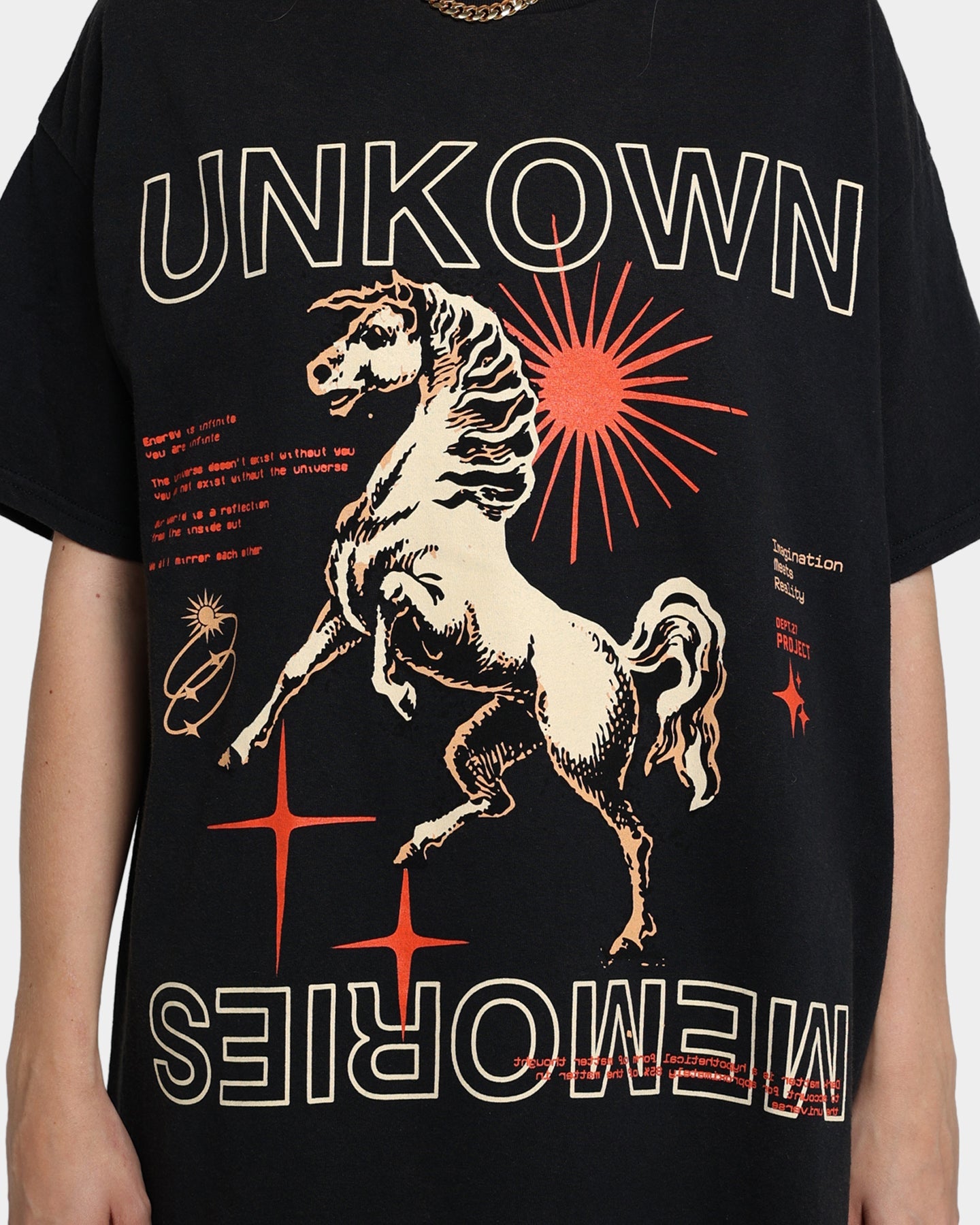 Goat Crew Unknown Memories Vintage T-Shirt Black Wash Style001