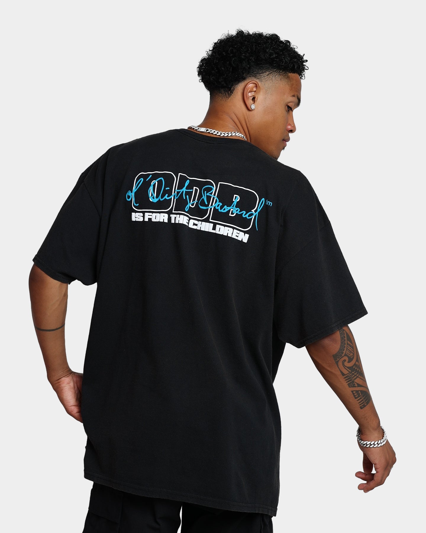 Goat Crew X Ol' Dirty Bastard Children Vintage T-Shirt Washed Black