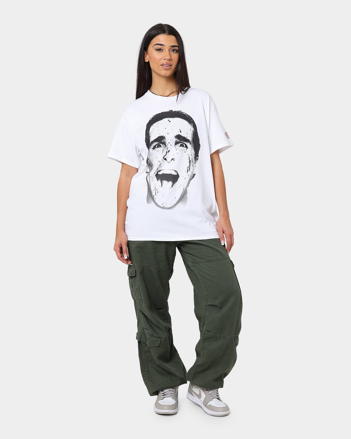 Goat Crew X American Psycho American Psycho Vintage T-Shirt White Style001