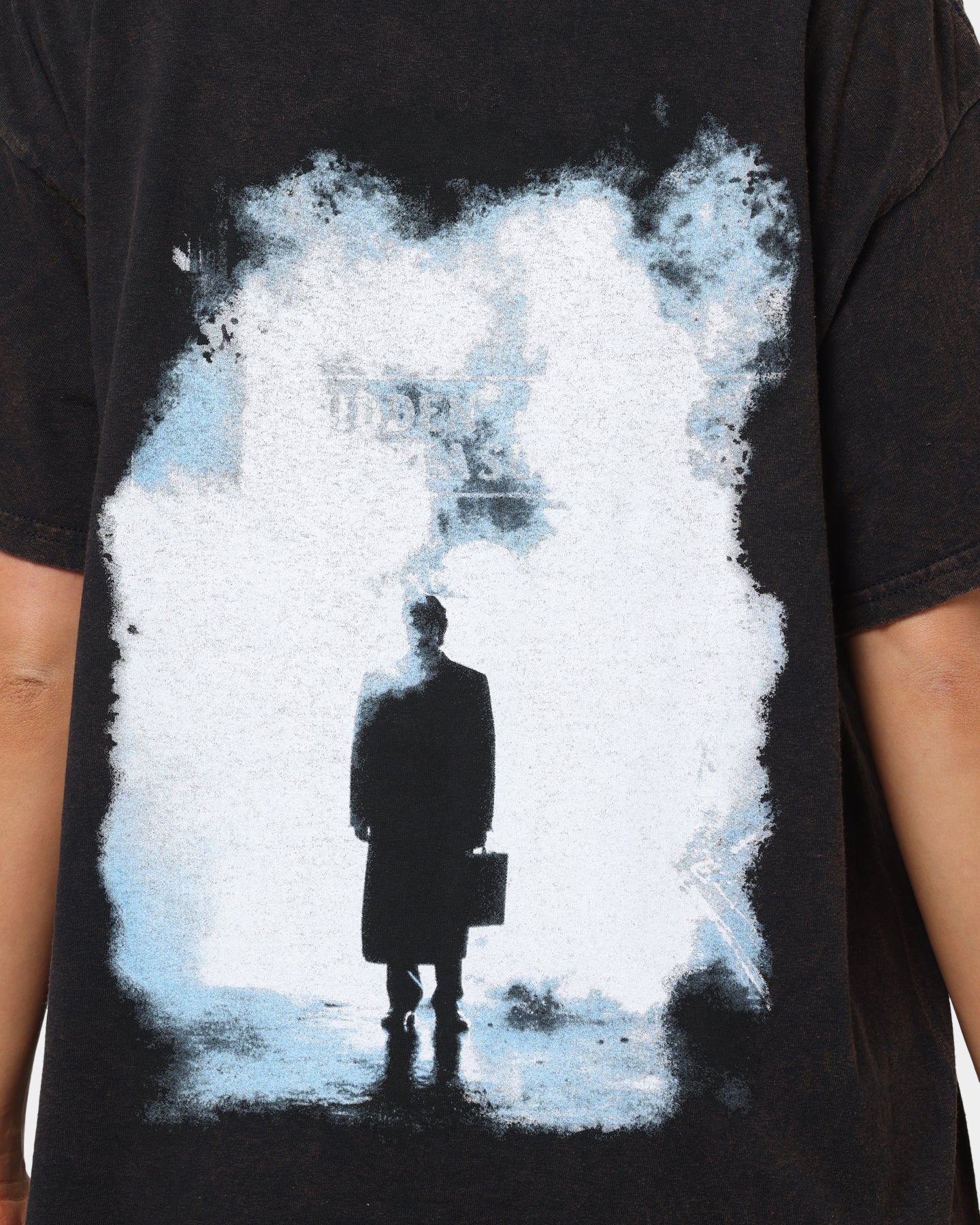 Goat Crew X American Psycho Knife Vintage T-Shirt Black Wash Style001