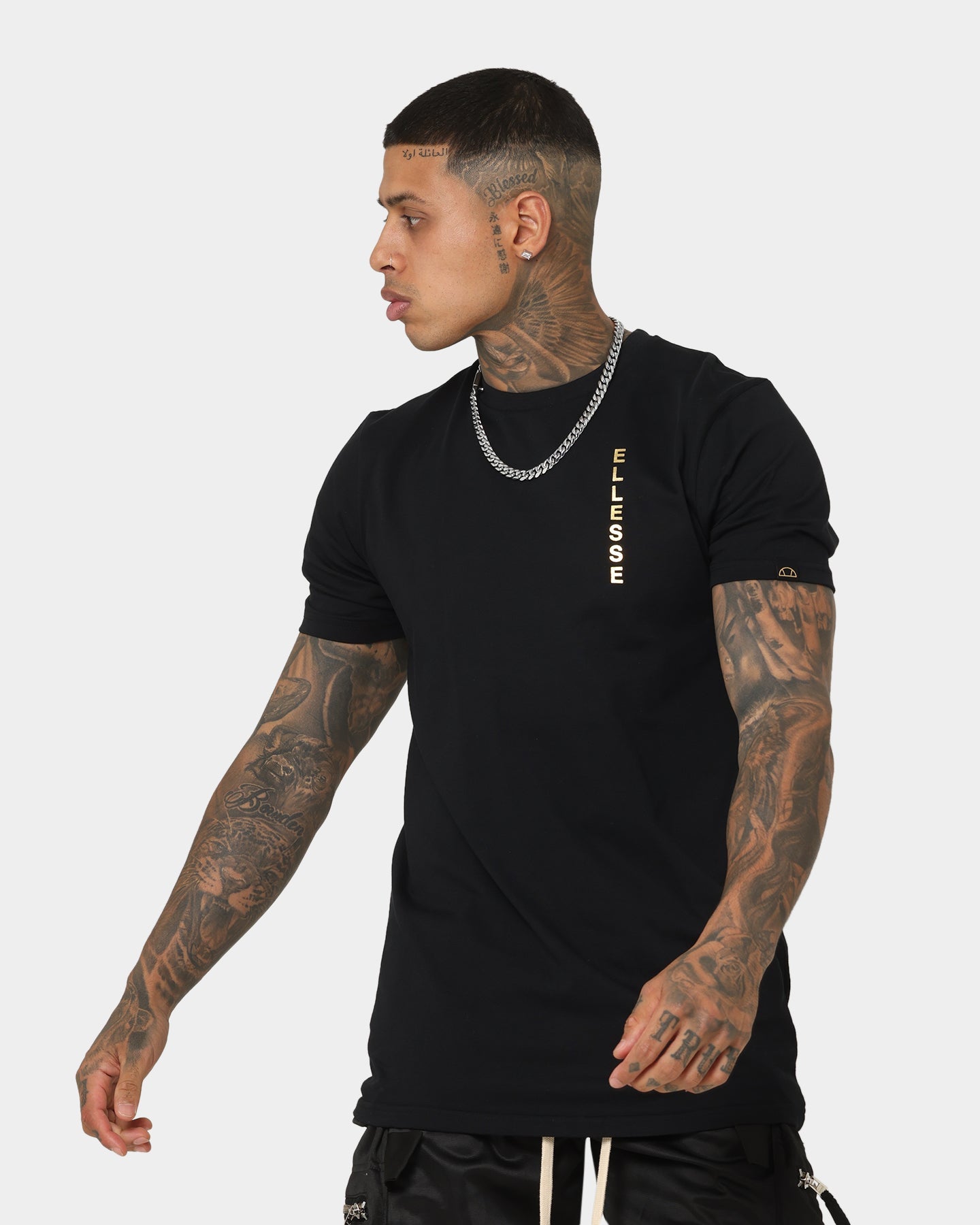 Ellesse Onesto T-Shirt Black/Gold