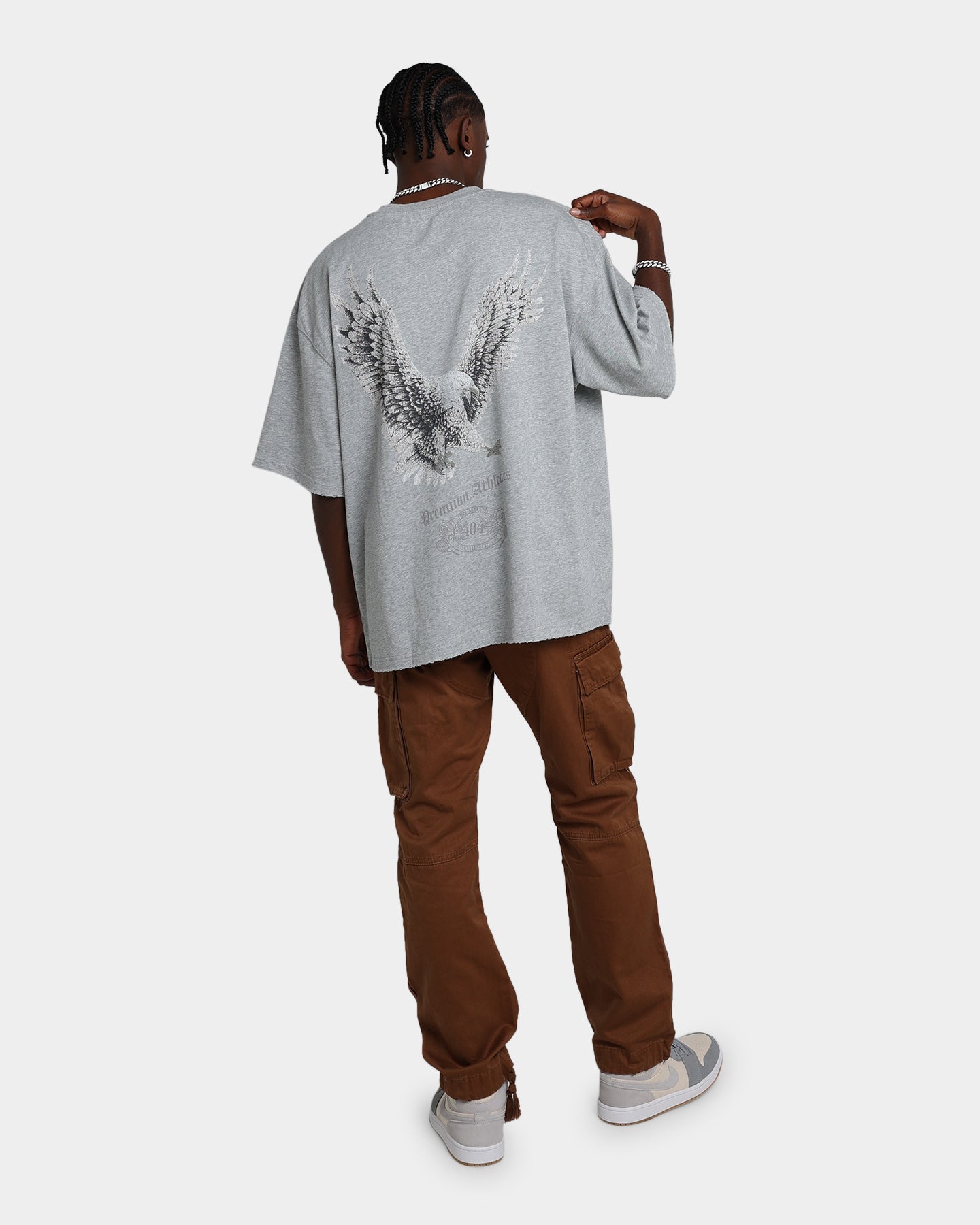 404 Flight Vintage T-Shirt Grey Marle