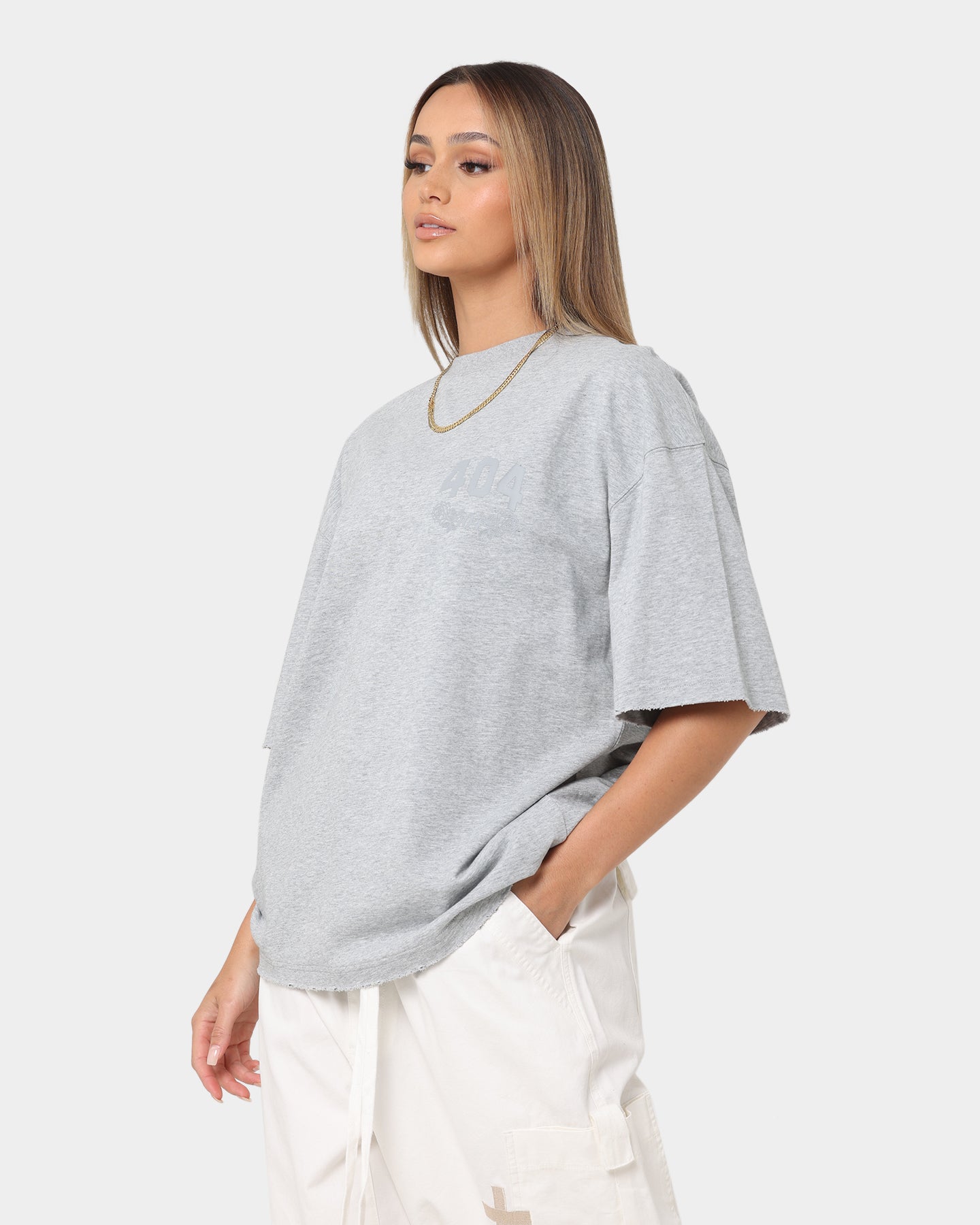 404 Flight Vintage T-Shirt Grey Marle Style001