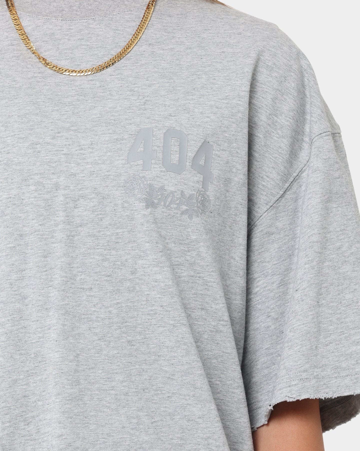 404 Flight Vintage T-Shirt Grey Marle Style001