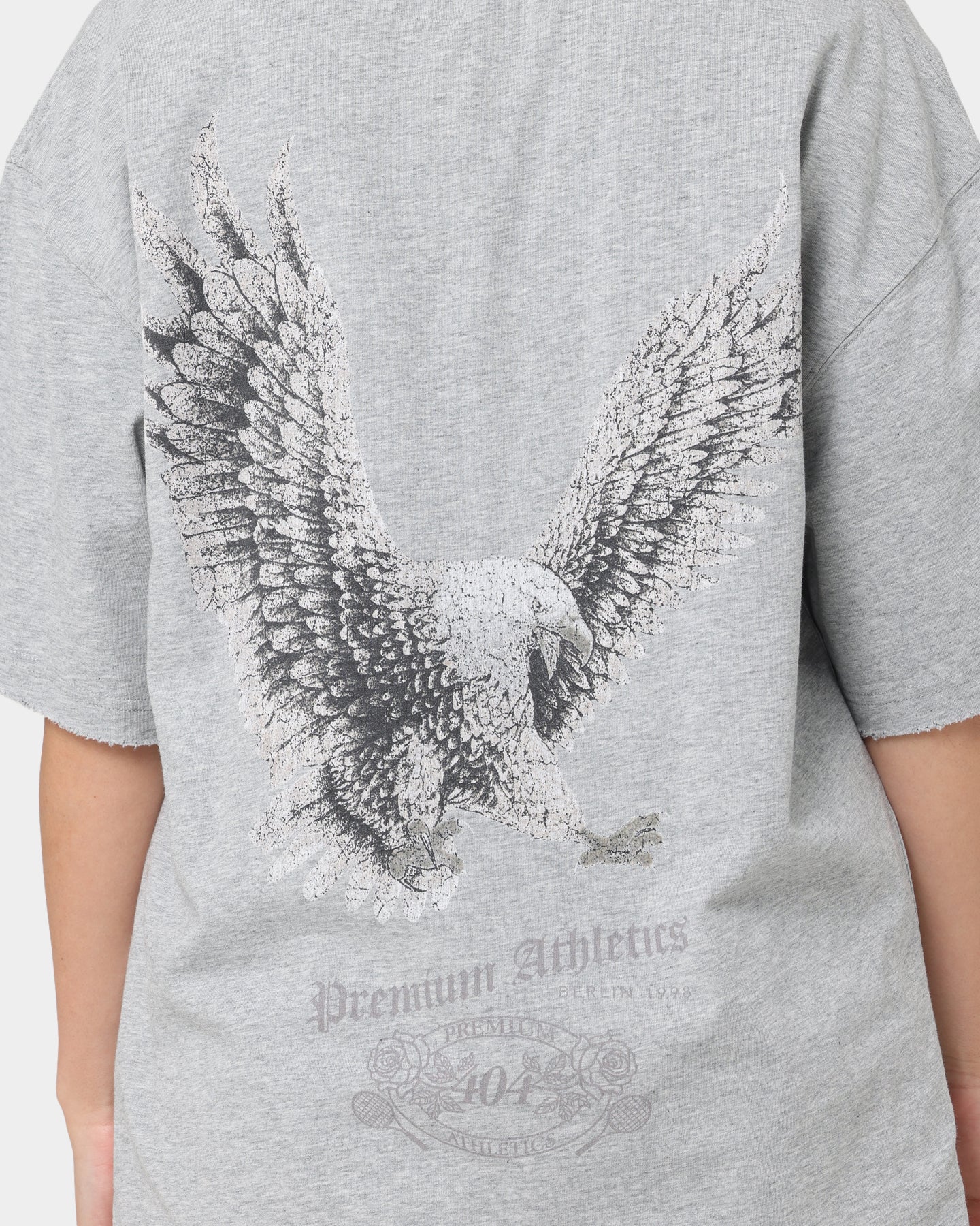 404 Flight Vintage T-Shirt Grey Marle Style001