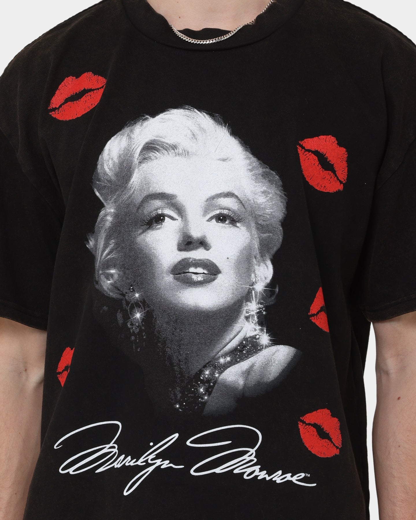 Carré X Marilyn Monroe Wonderful Vintage T-Shirt Washed Black