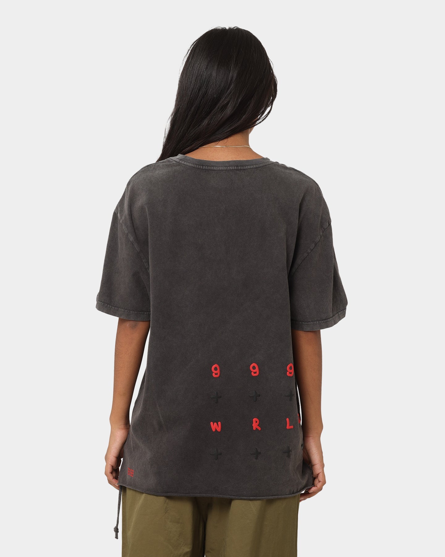 Ksubi X Juice Wrld 999 Biggie Vintage T-Shirt Faded Black Style001