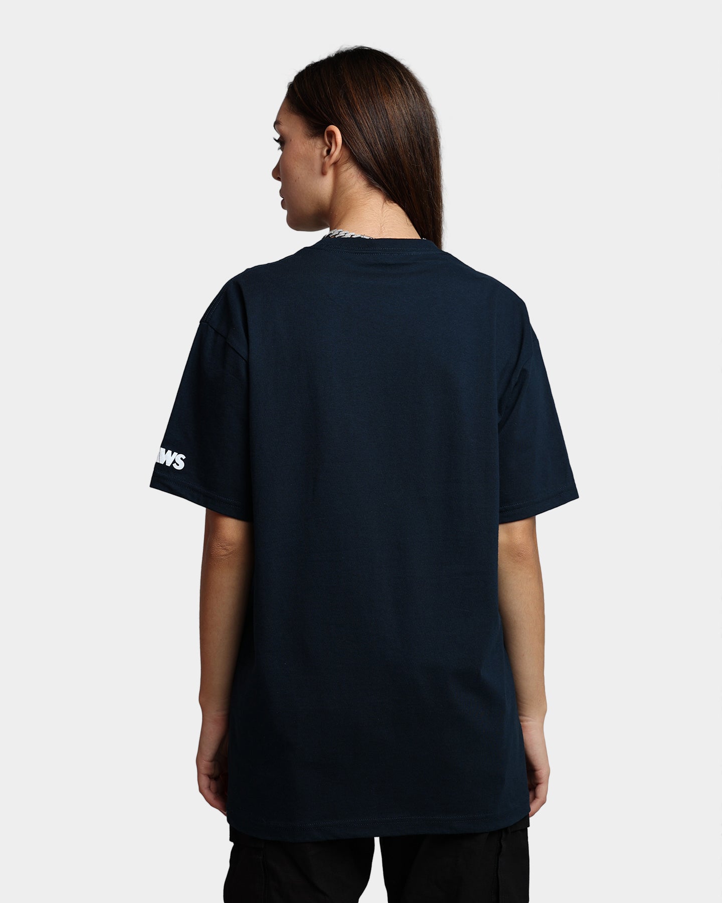 American Thrift X Jaws Jaws Vintage T-Shirt Navy Style001