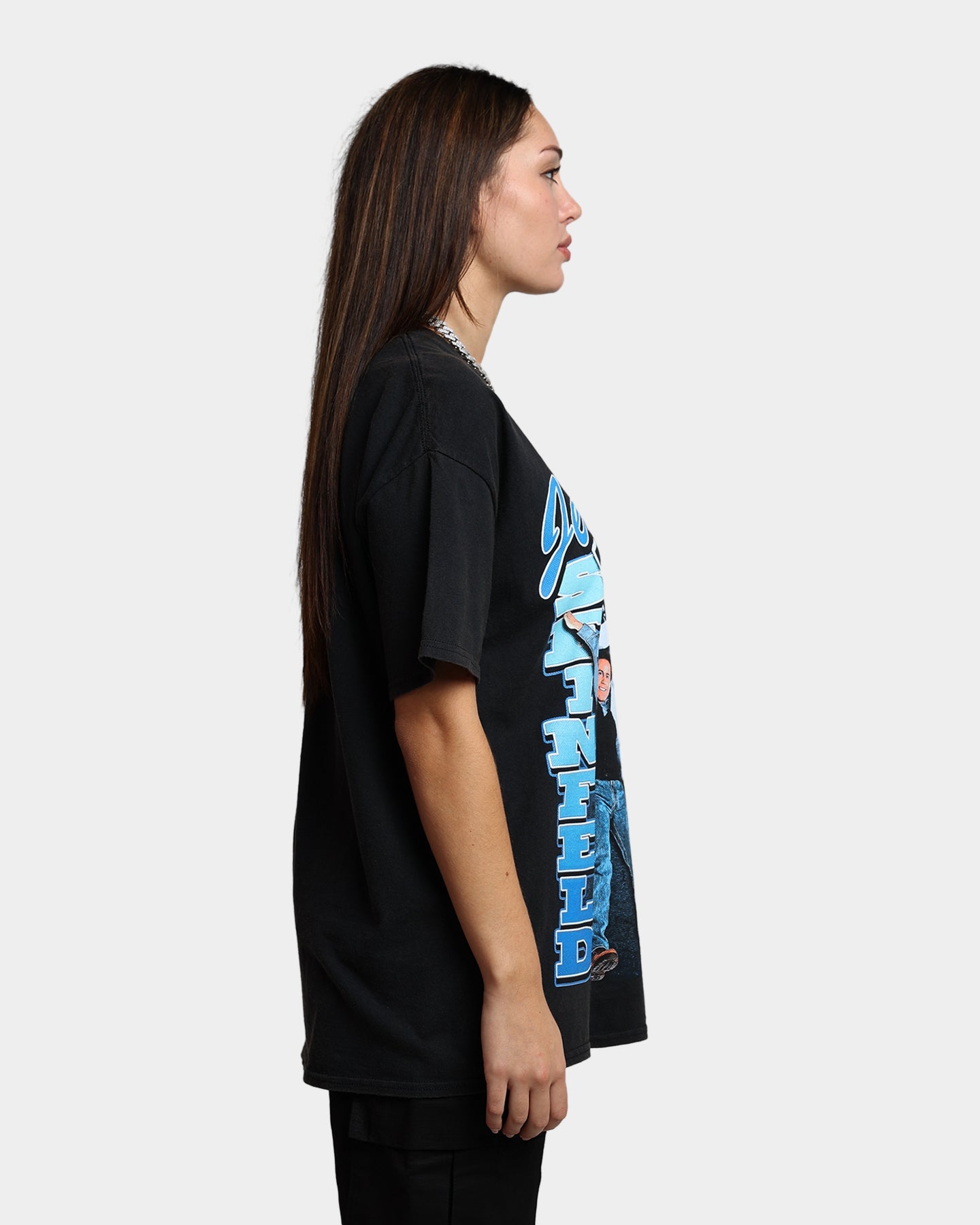 American Thrift X Seinfeld Jerry Vintage T-Shirt Washed Black Style001