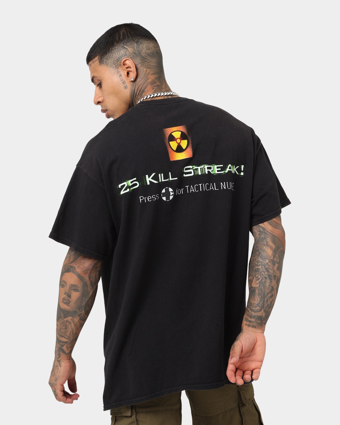 Goat Crew Modern Warfare Vintage T-Shirt Vintage Wash