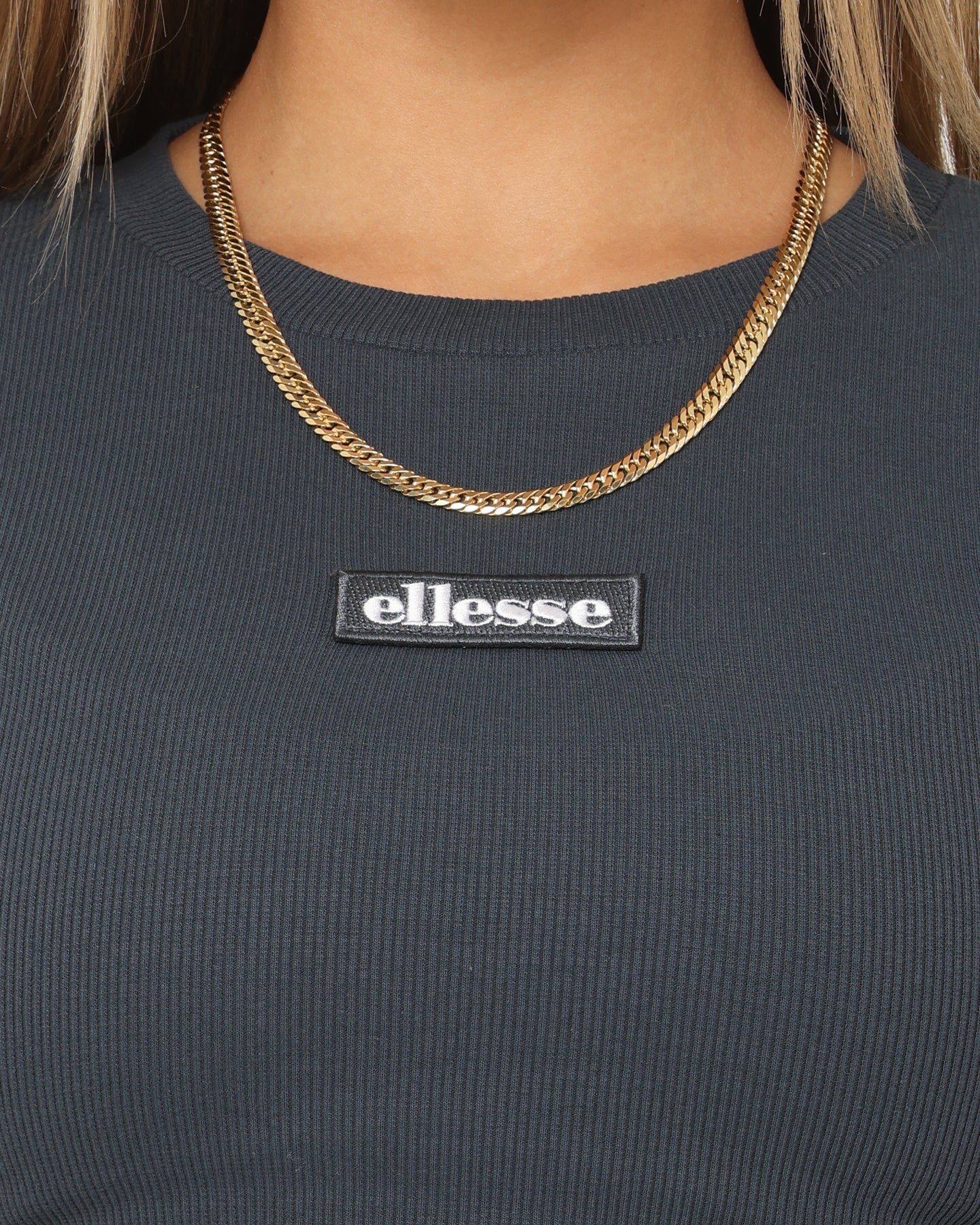 Ellesse Women's Landrea Crop T-Shirt Dark Blue