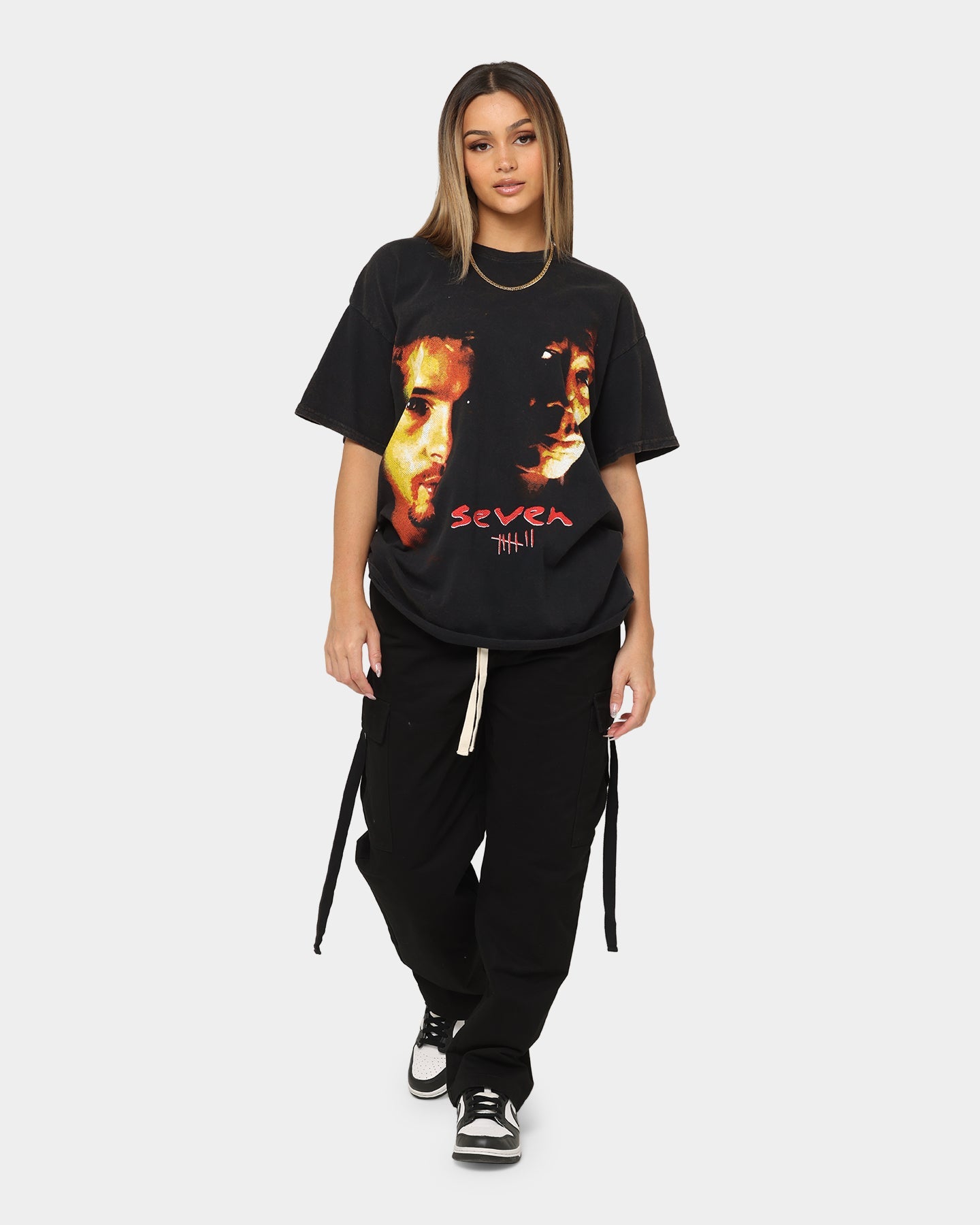 American Thrift X Seven Seven Vintage T-Shirt Black Wash Style001