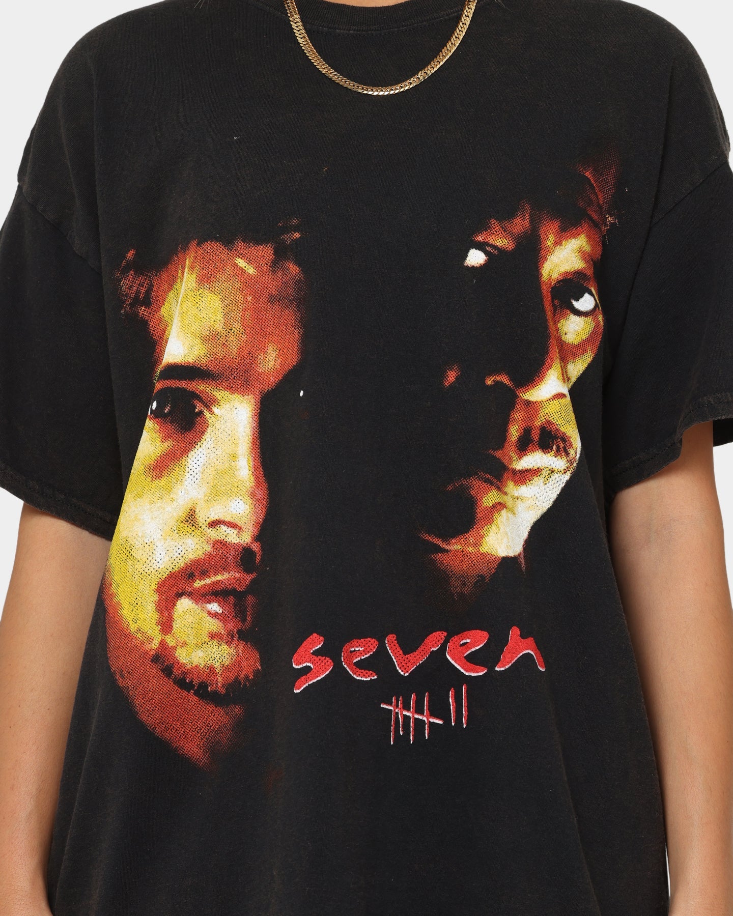 American Thrift X Seven Seven Vintage T-Shirt Black Wash Style001