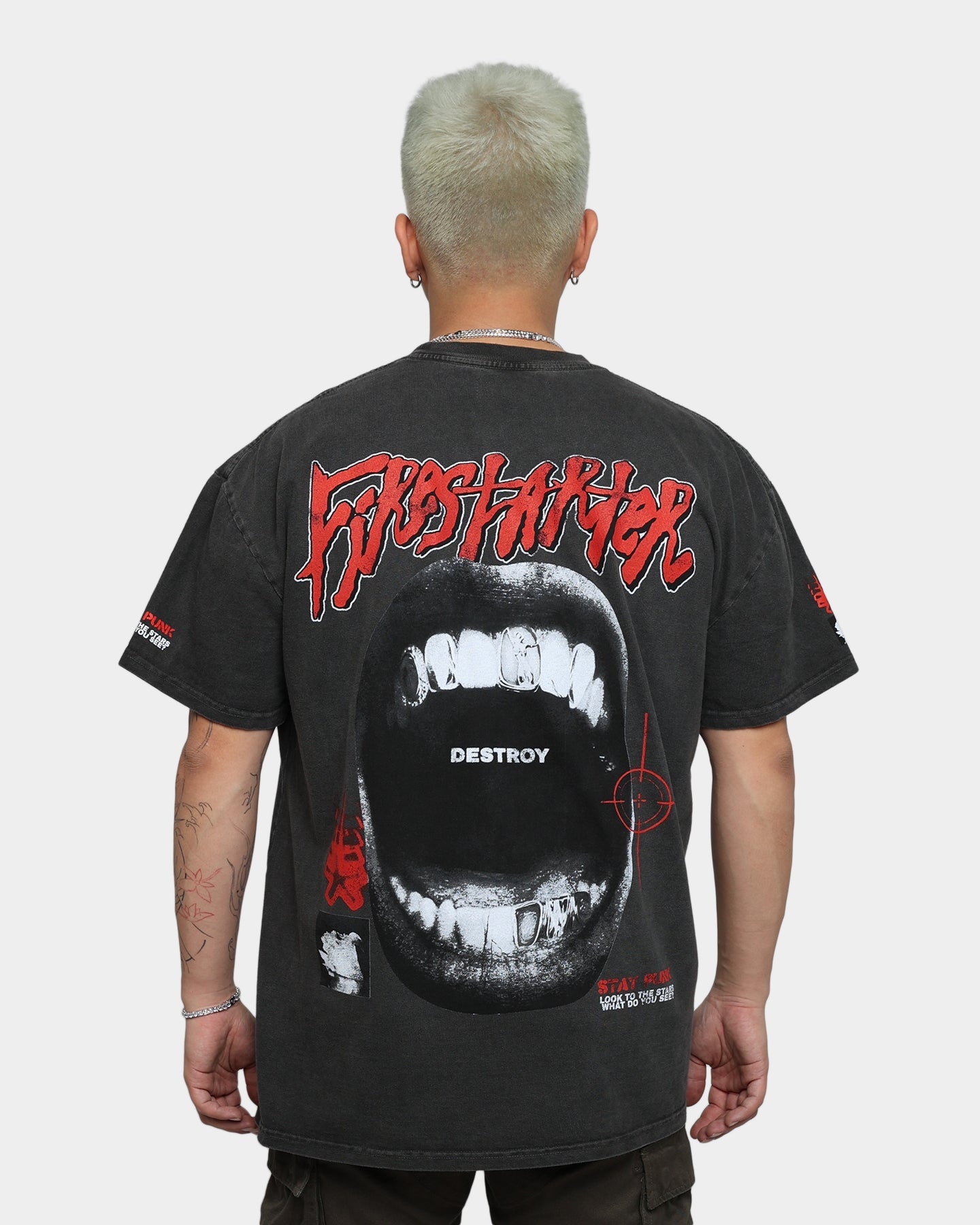 Loiter Firestarter Ultra Premium Vintage T-Shirt Black Wash