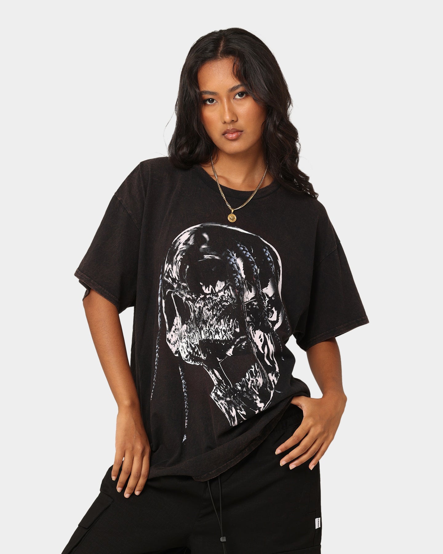 Goat Crew Utopia Vintage T-Shirt Washed Black Style001