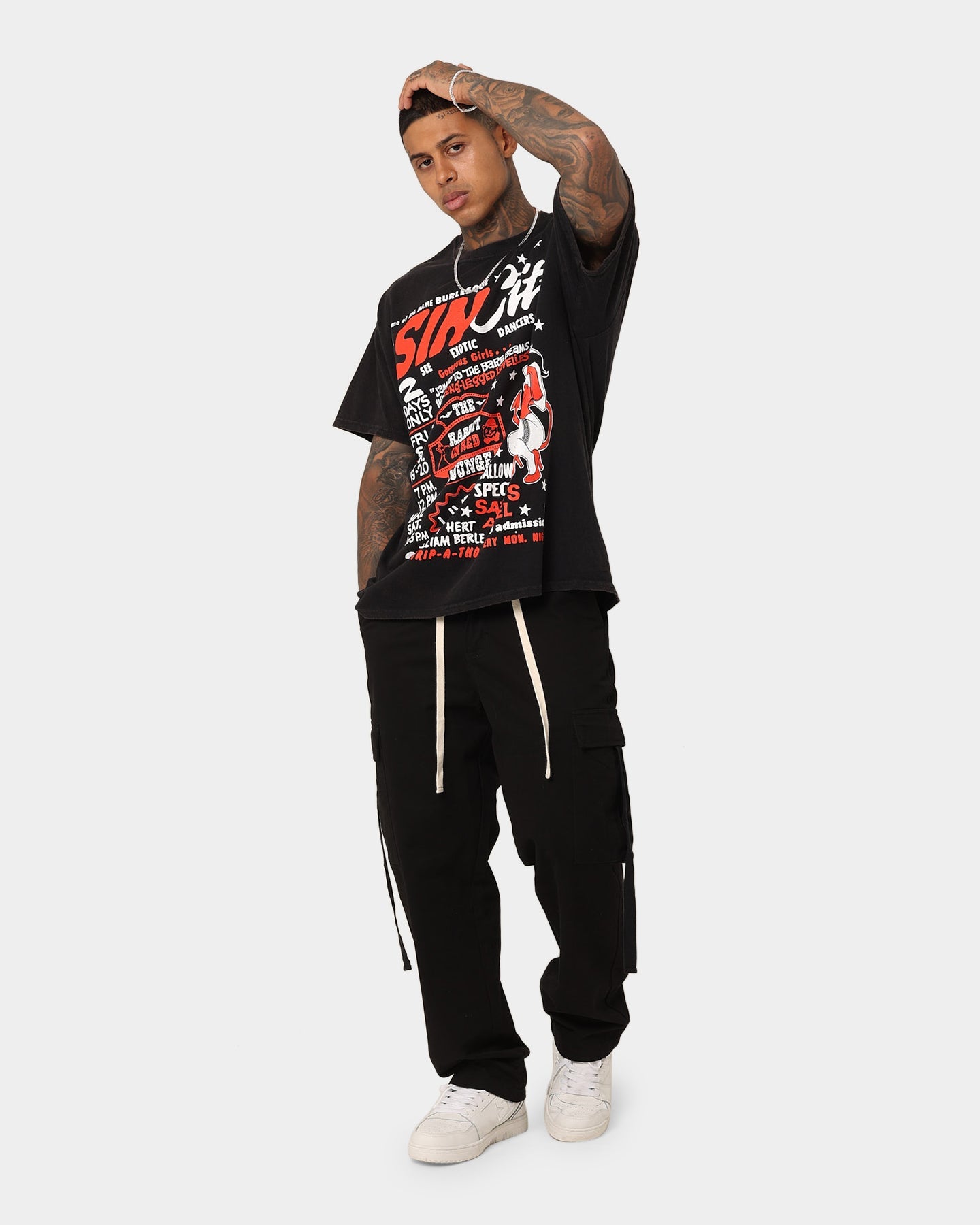 Goat Crew Sin City Vintage T-Shirt Black Wash