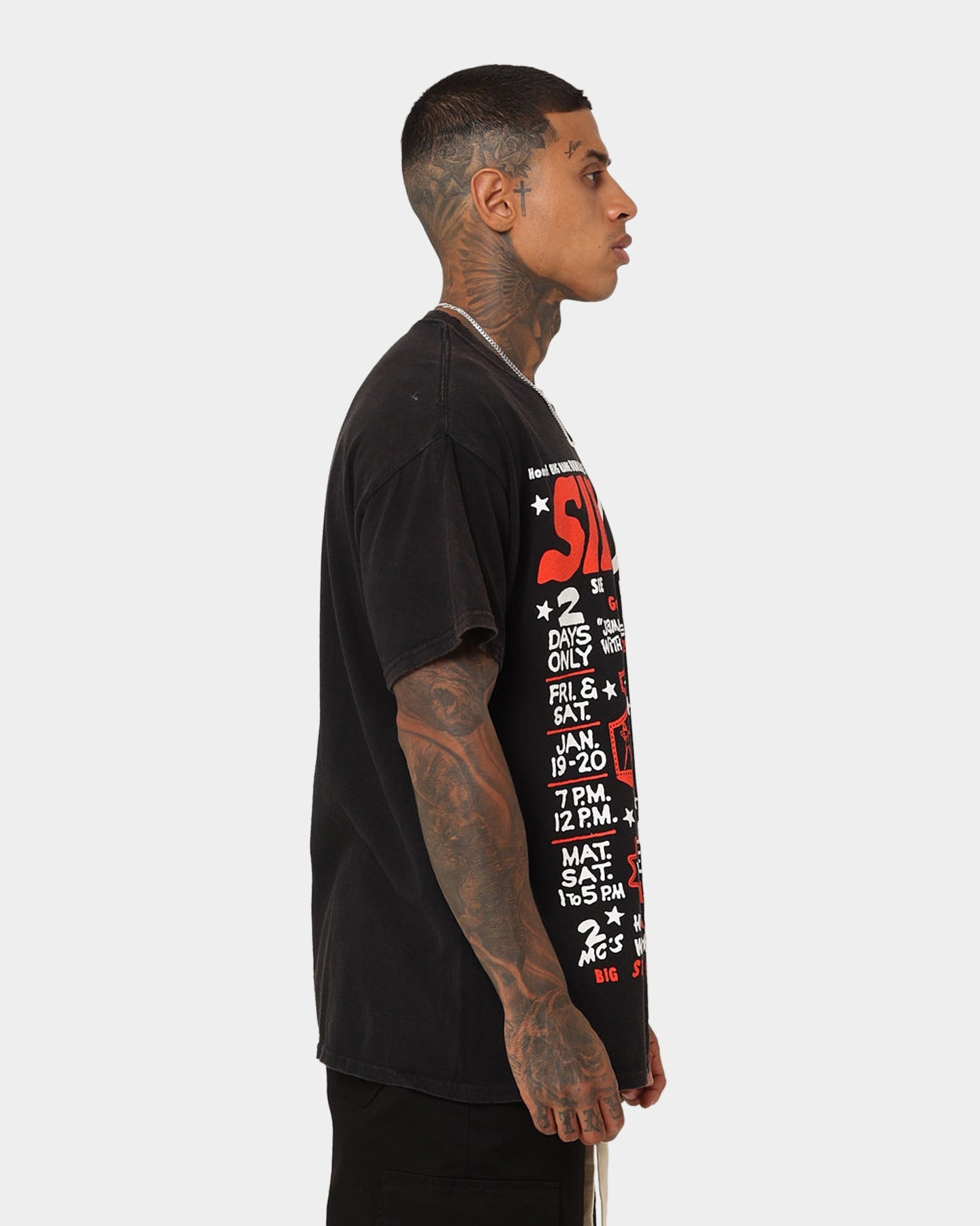 Goat Crew Sin City Vintage T-Shirt Black Wash