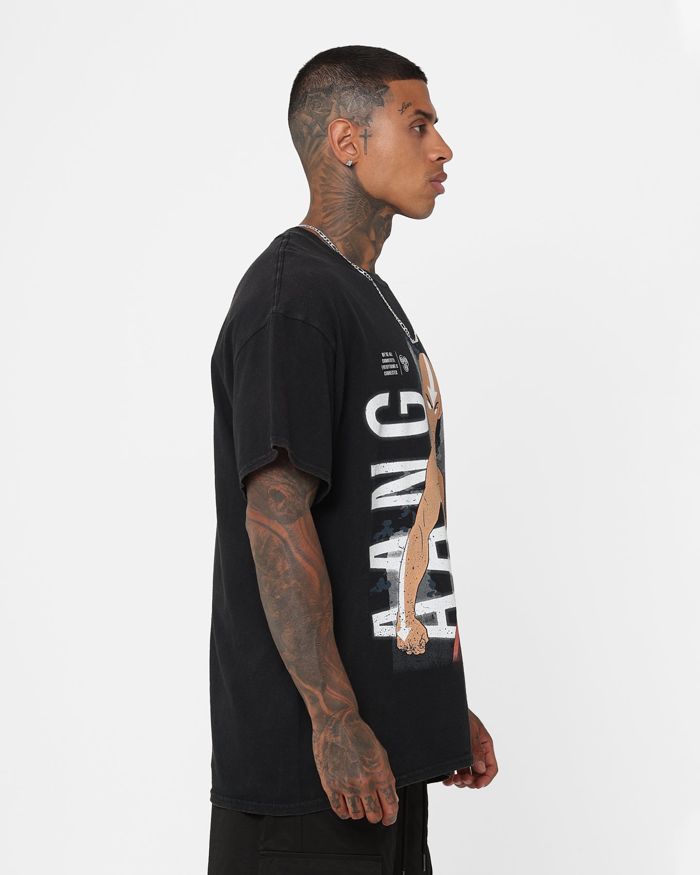 Goat Crew X Avatar: The Last Airbender Aang Vintage T-Shirt Black Wash