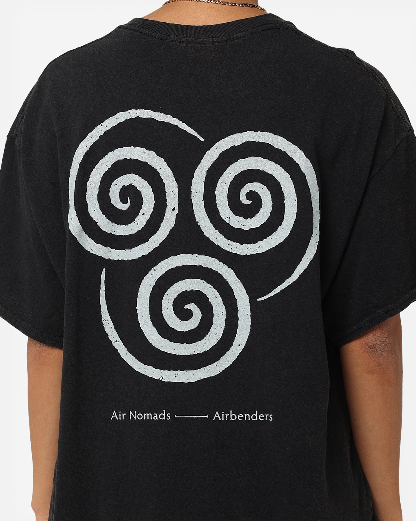 Goat Crew X Avatar: The Last Airbender Aang Vintage T-Shirt Black Wash Style001