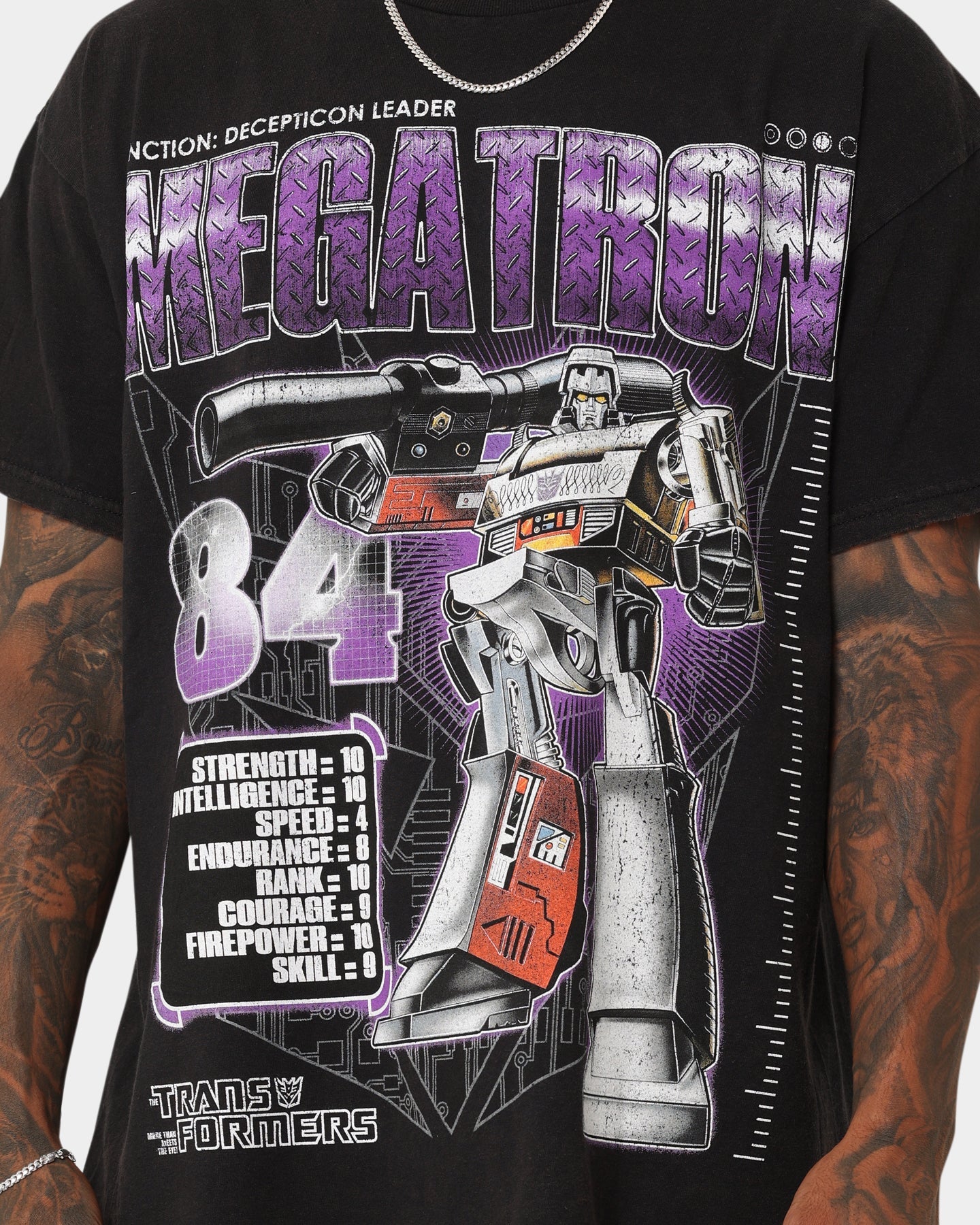 Goat Crew X Transformers Megatron Vintage T-Shirt Black Wash