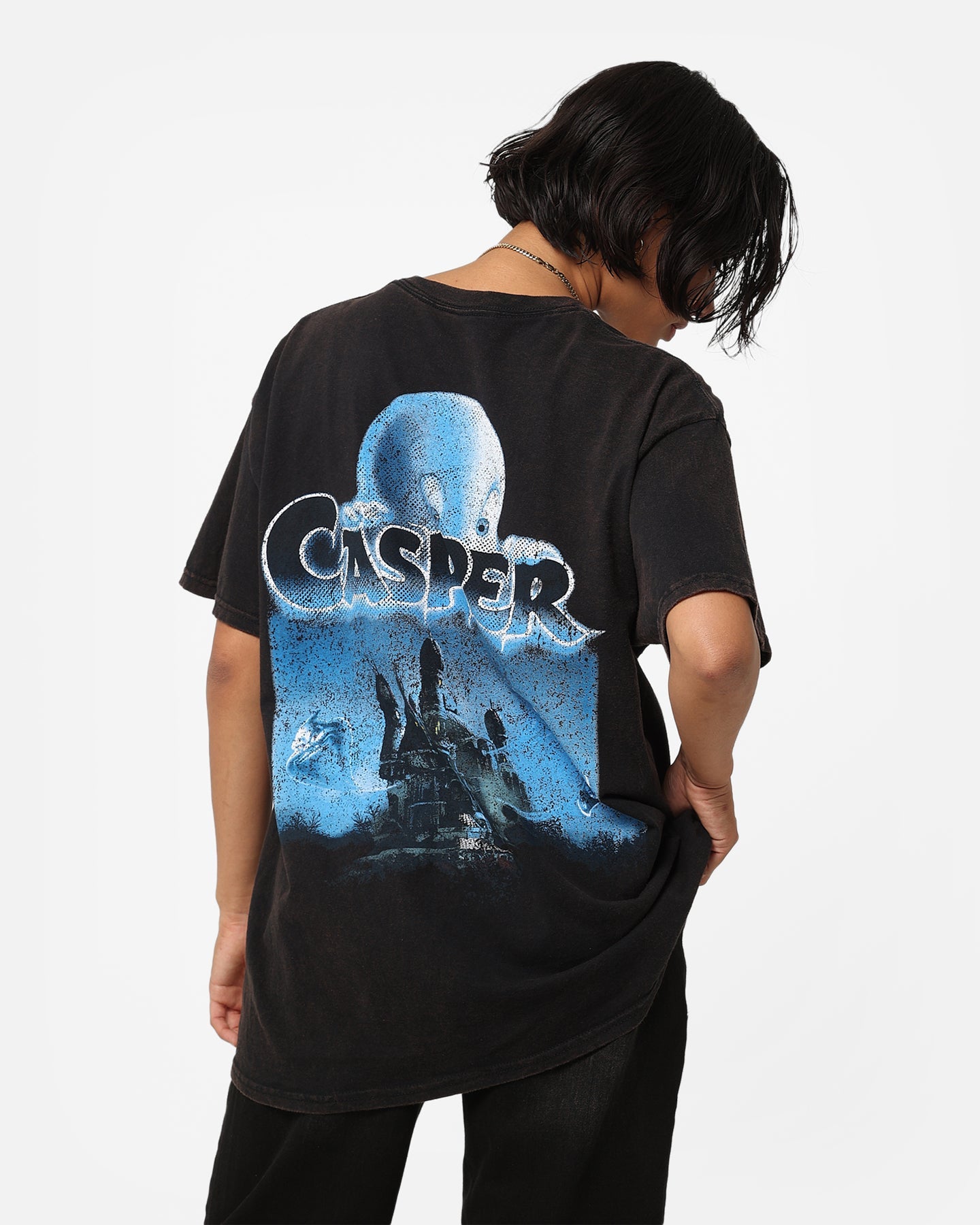 American Thrift X Casper Casper Vintage T-Shirt Black Wash Style001