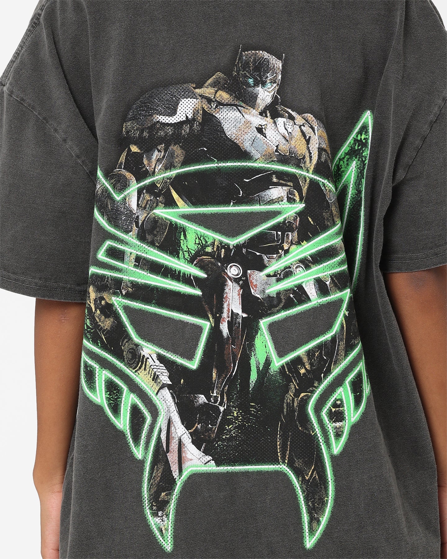 Goat Crew X Transformers Optimus Primal Heavyweight Vintage T-Shirt Black Wash Style001