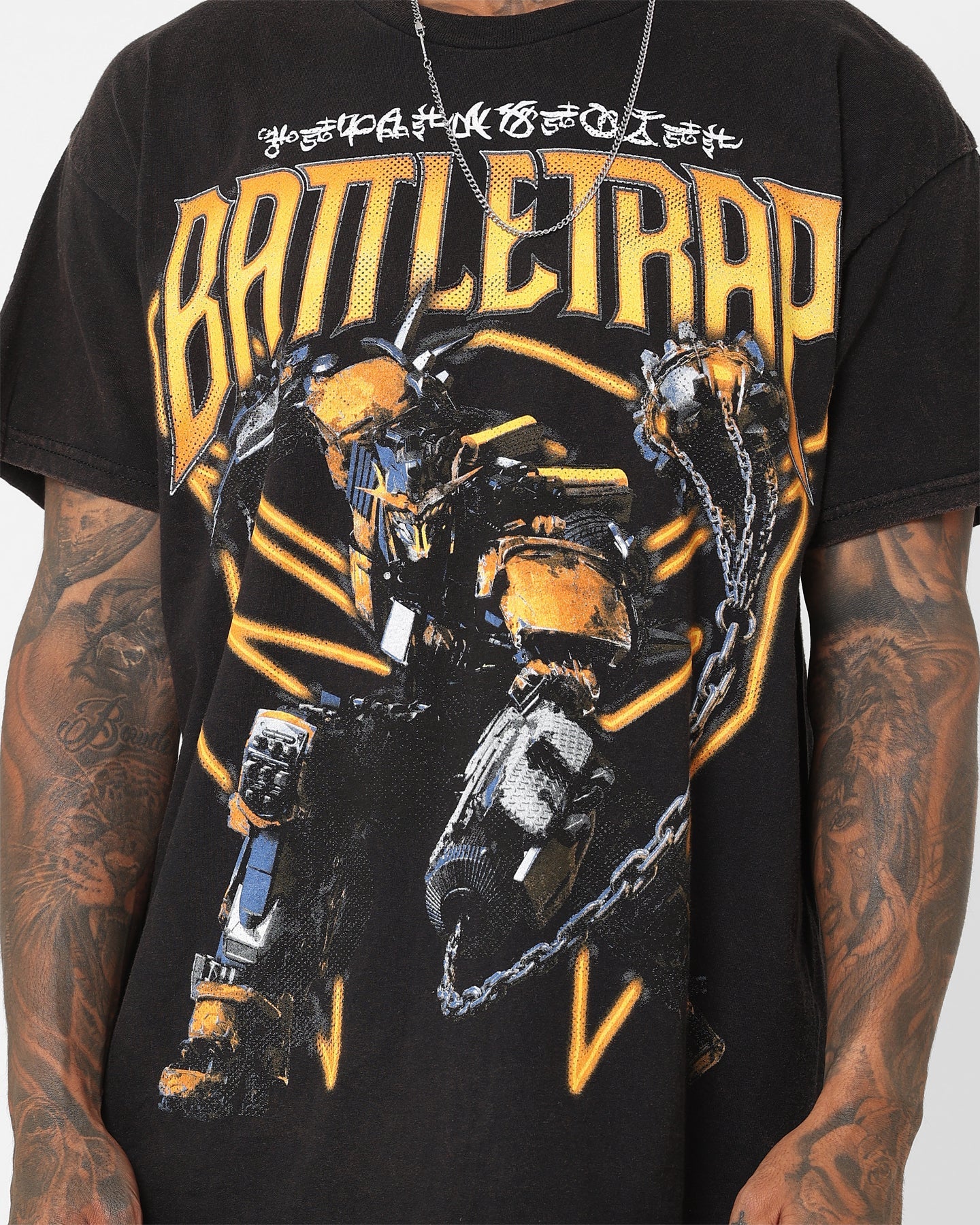Goat Crew X Transformers Battletrap Vintage T-Shirt Black Wash