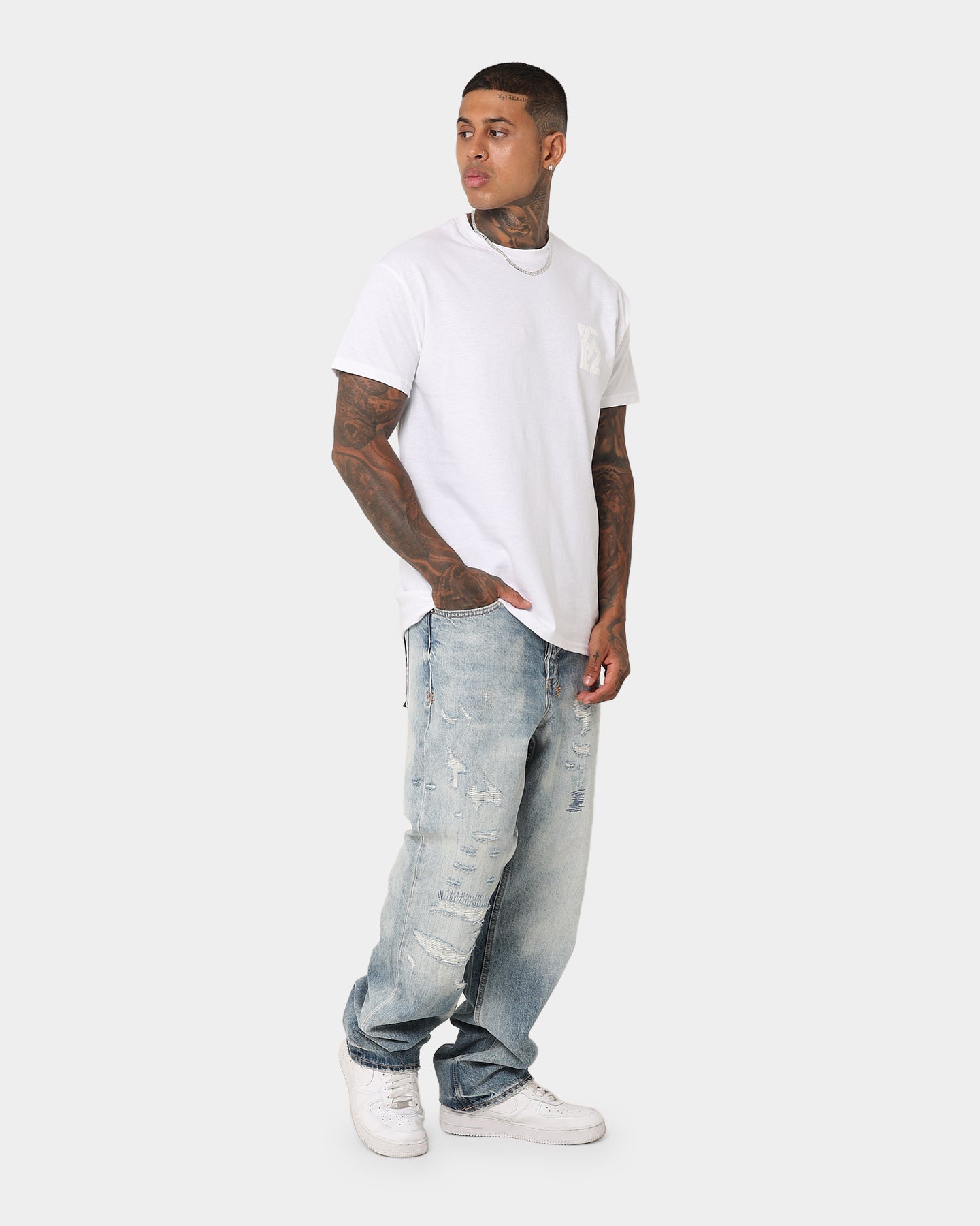 Elevn Clothing Co Break Through T-Shirt White