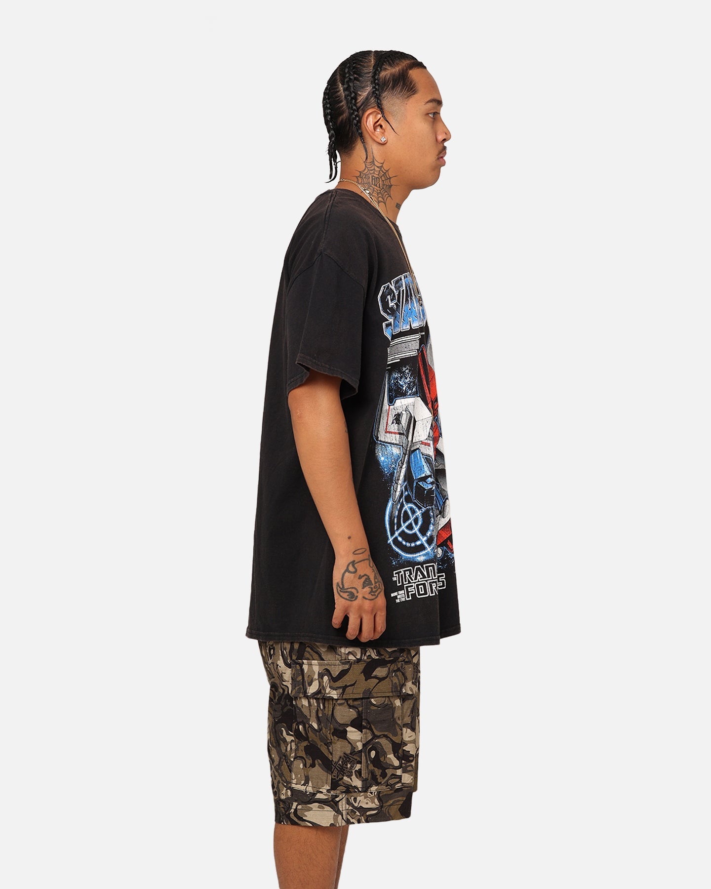 Goat Crew X Transformers Starscream Vintage T-Shirt Black Wash