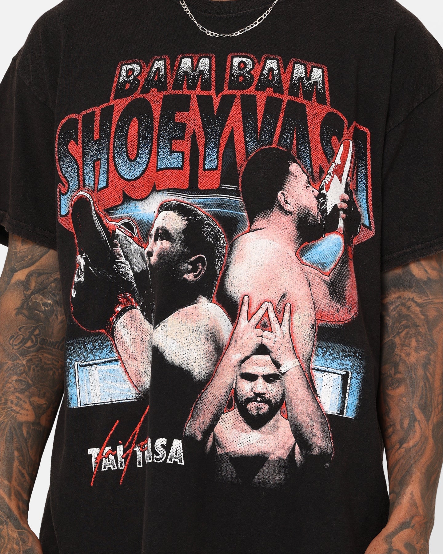 Goat Crew Tai Tuivasa Vintage T-Shirt Black Wash