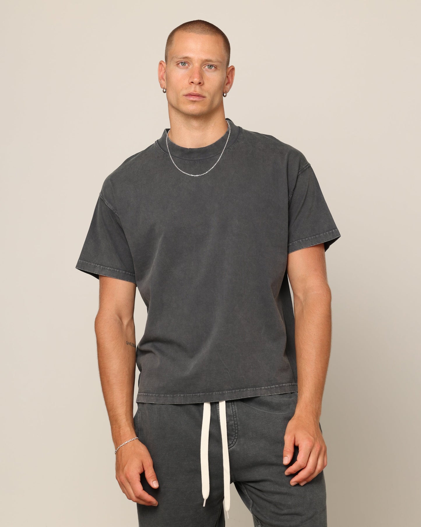 Carré Blanc T-Shirt Vintage Grey