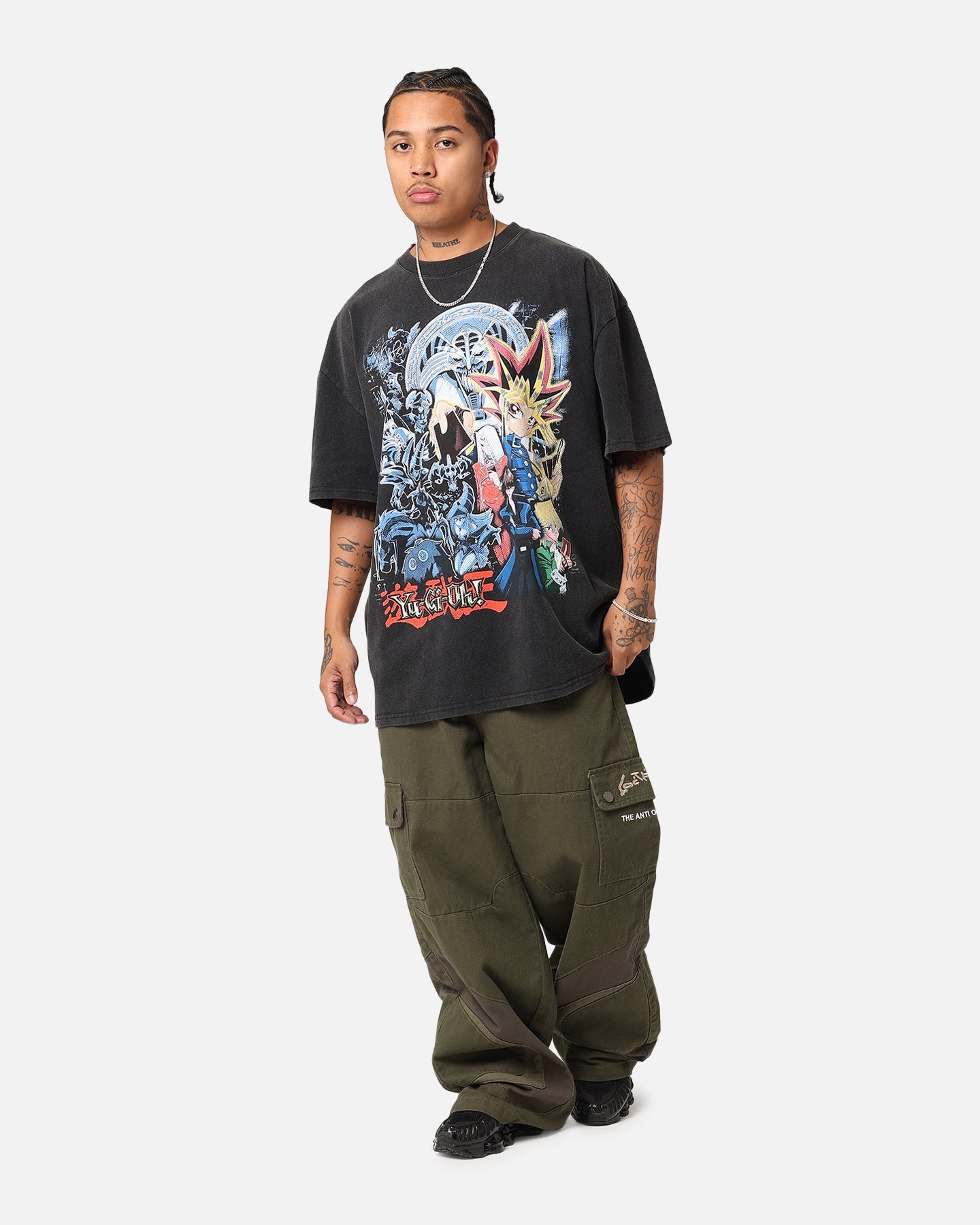 Goat Crew X Yu-Gi-Oh! Yami Yugi Heavy T-Shirt Vintage Black