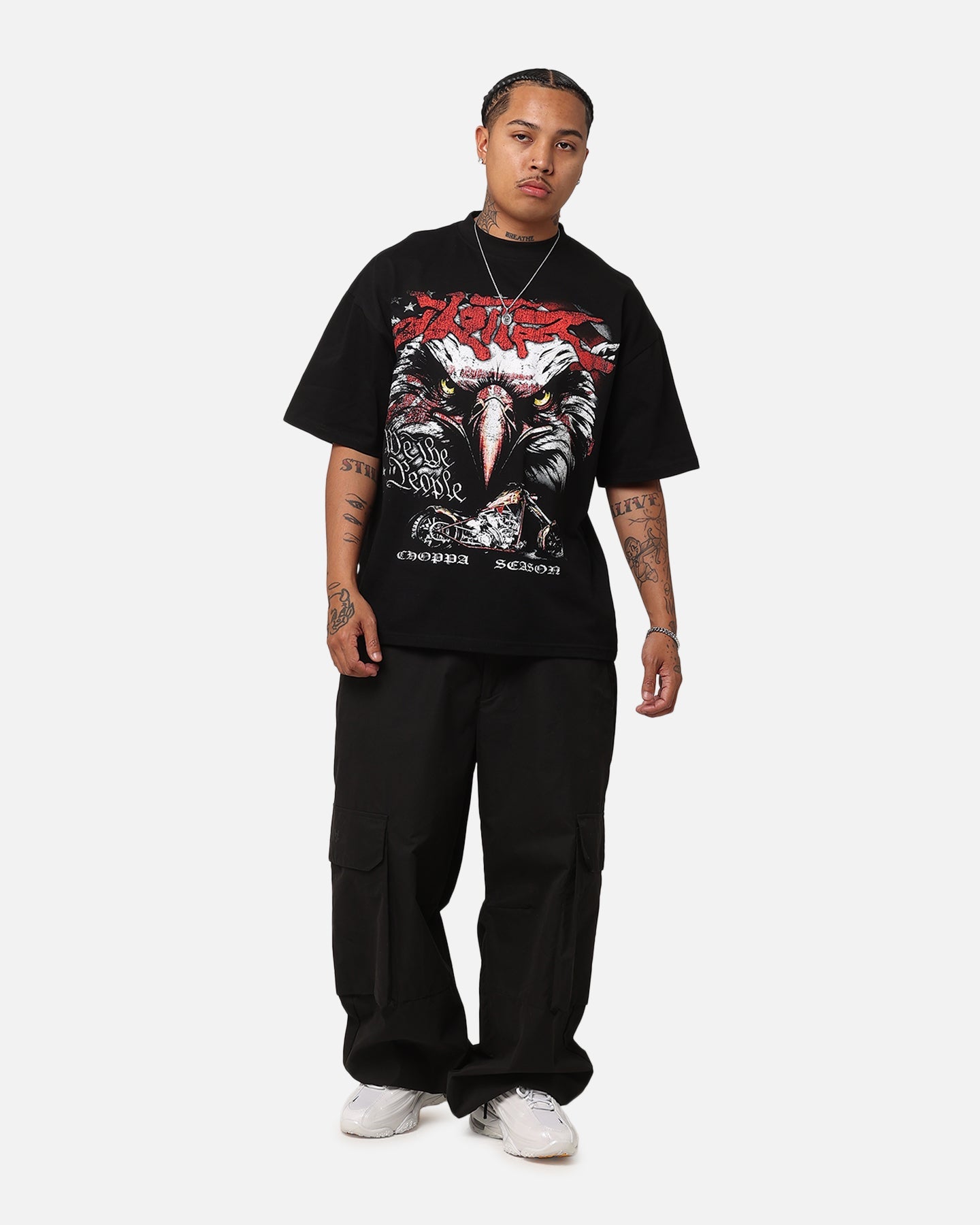 Loiter Choppa Season Vintage T-Shirt Black